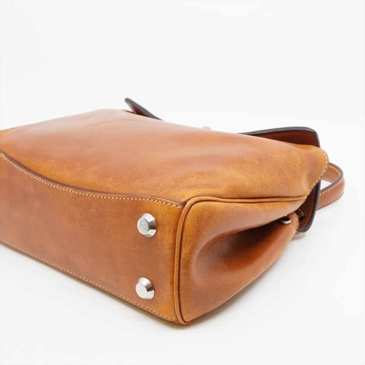 Rodeo Mini Lambskin 2WAY Handbag Brown 843712.2753.169.6251 8437122ABP72753 Storage bag included Tan Cowboy Antique Style Vegetable Tanned Lambskin — view 3