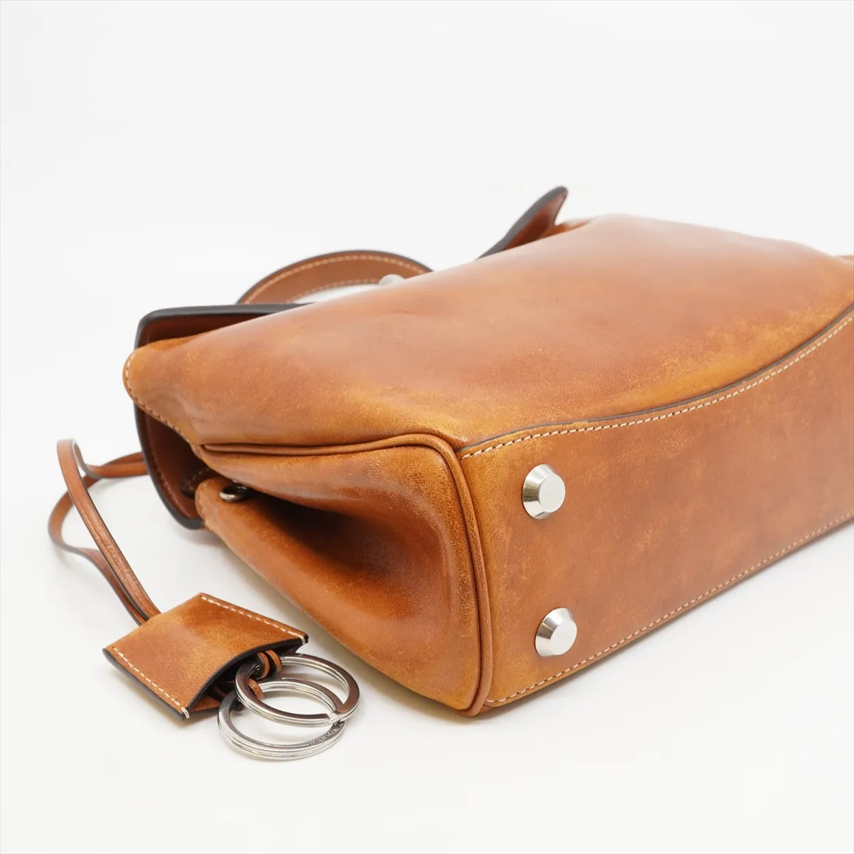 Rodeo Mini Lambskin 2WAY Handbag Brown 843712.2753.169.6251 8437122ABP72753 Storage bag included Tan Cowboy Antique Style Vegetable Tanned Lambskin — view 4
