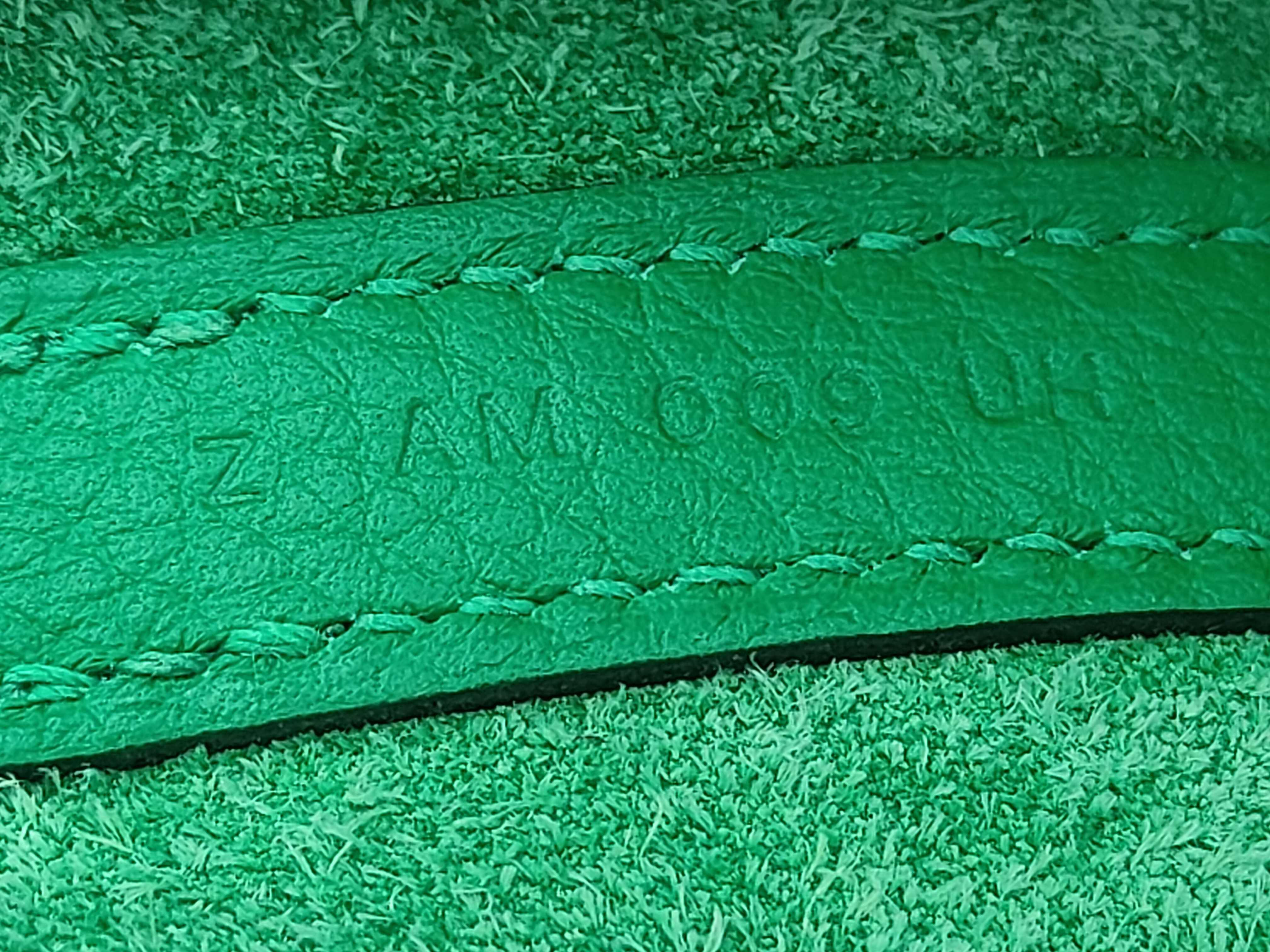 Picotin Lock PM Monochrome So Green Taurillon Clemence Bamboo Z Stamp Handbag — view 9