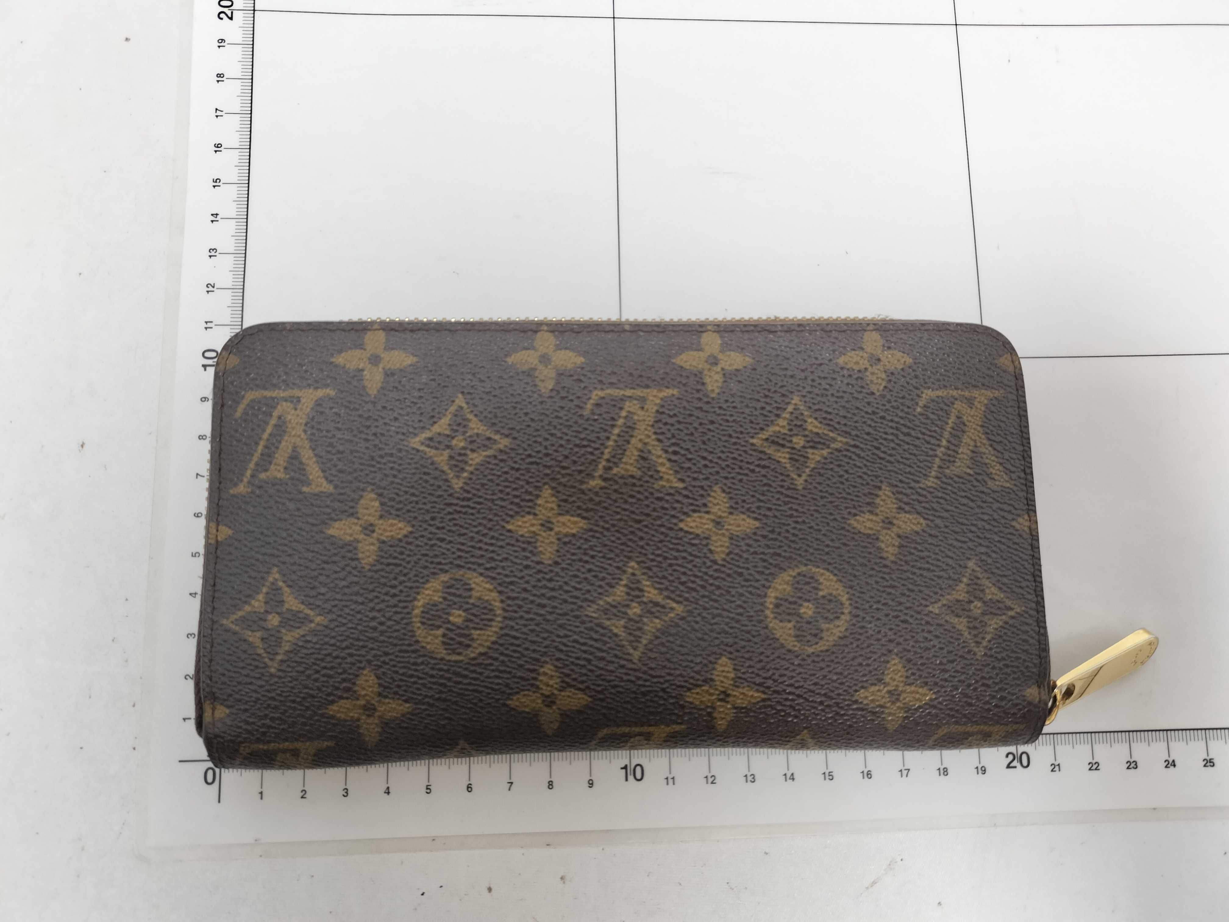 Monogram Zippy Wallet Long Wallet with Gold Hardware — view 2