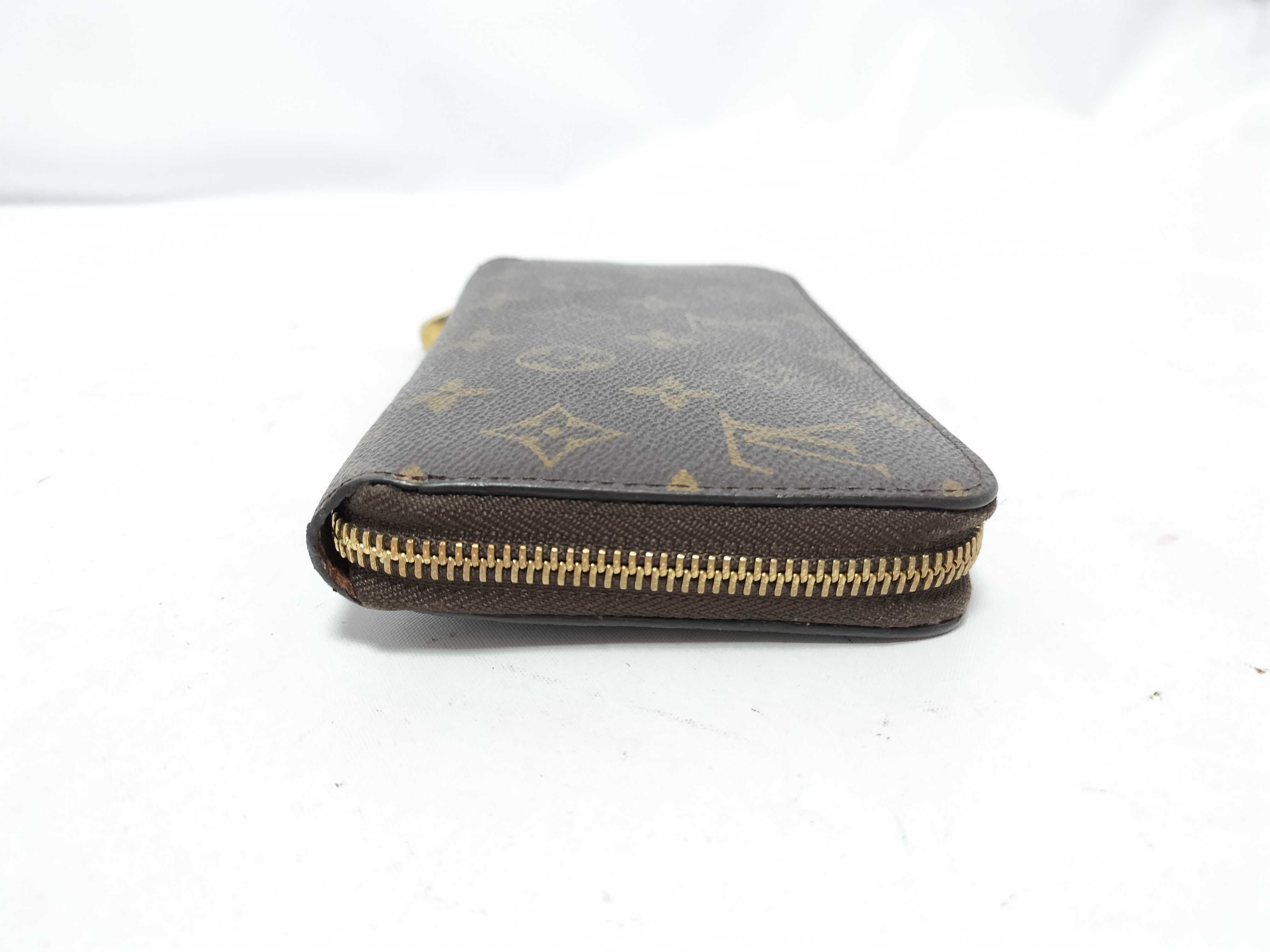 Monogram Zippy Wallet Long Wallet with Gold Hardware — view 4