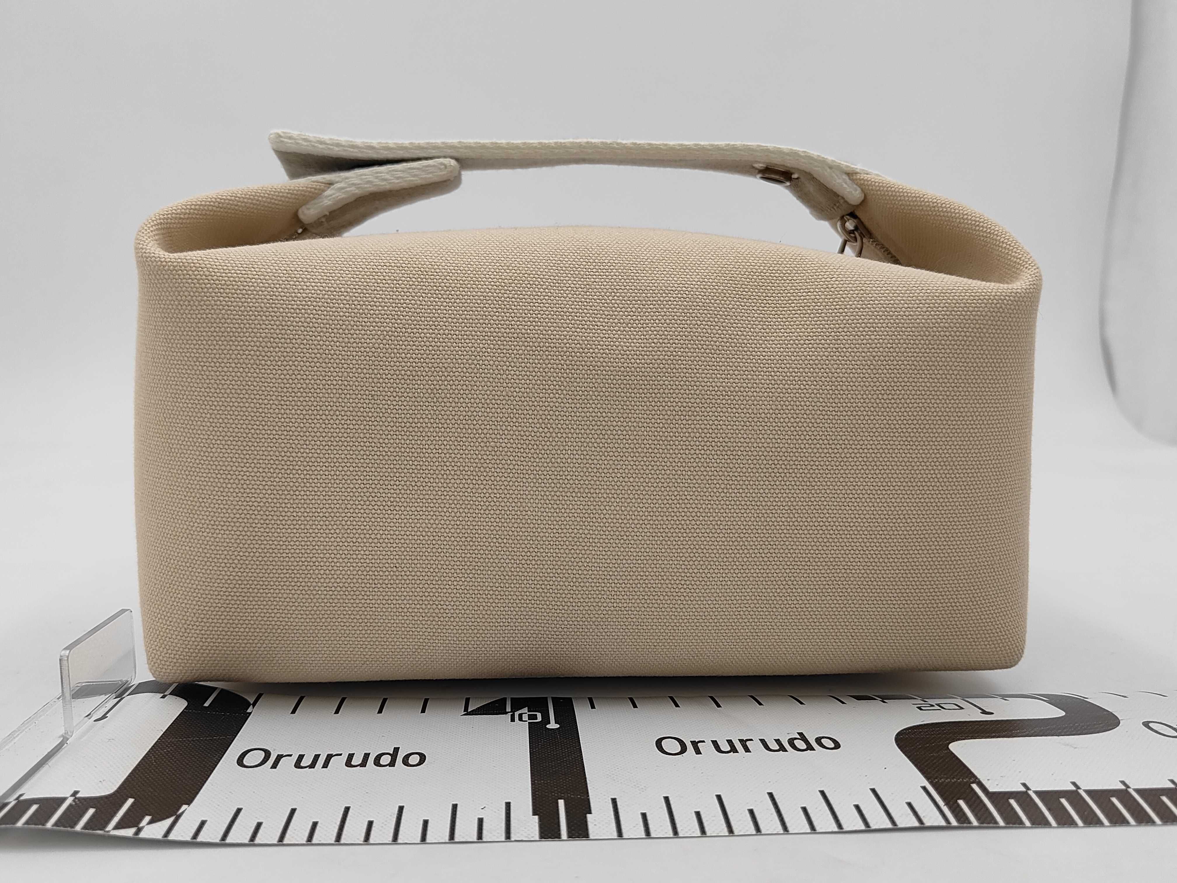 Bride à Black PM Wool Beige Silver Hardware Handbag — view 2