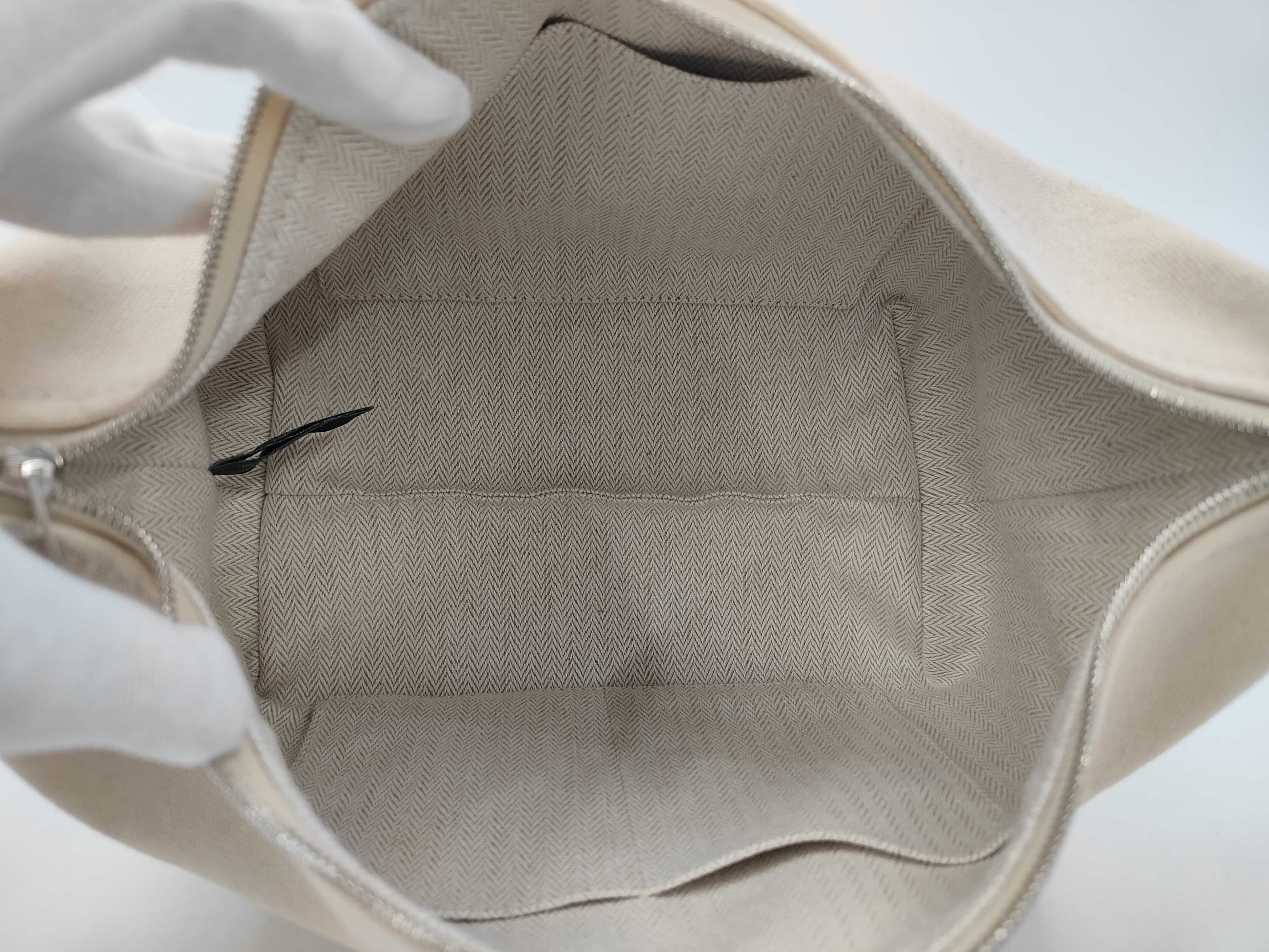 Bride à Black PM Wool Beige Silver Hardware Handbag — view 10