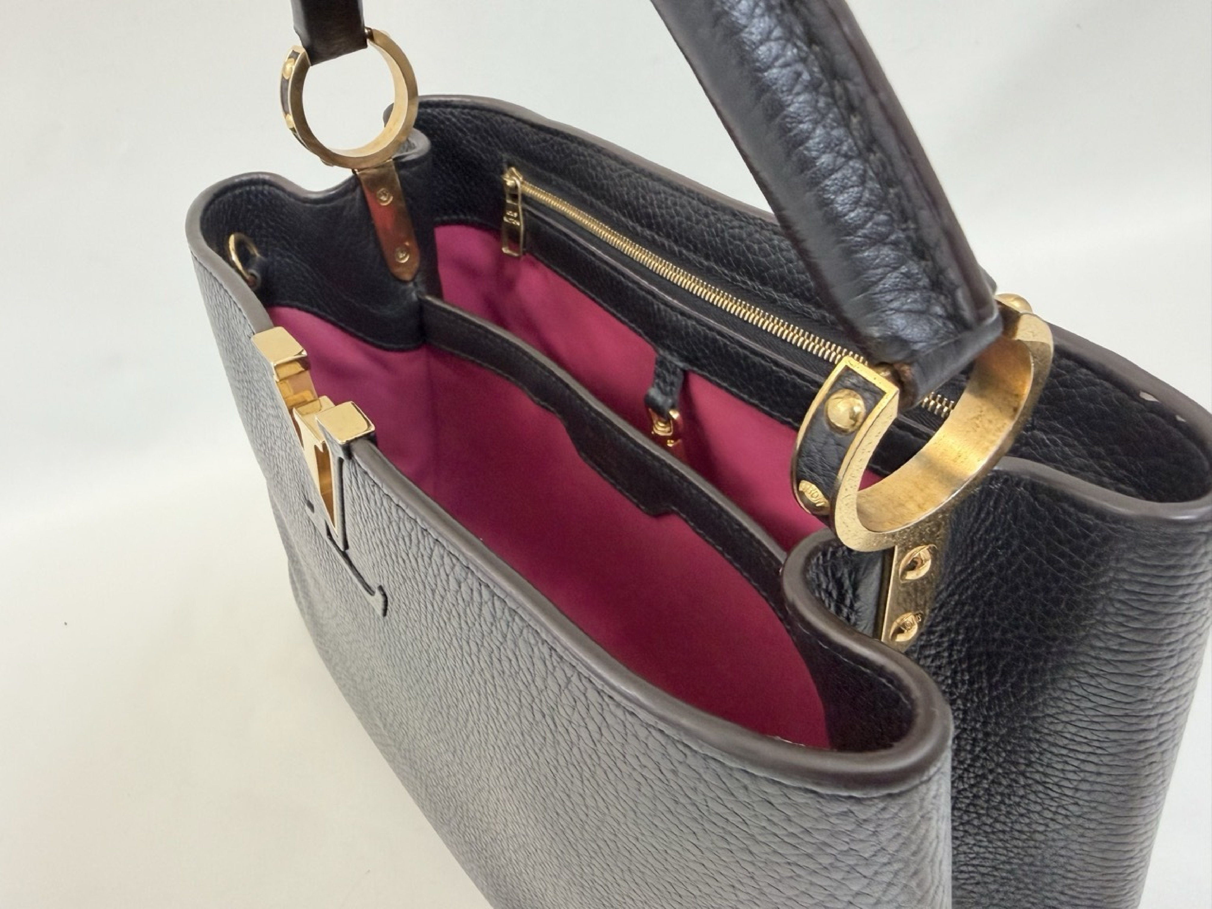 LV Parnasséa Capucines PM M42259 Noir ST Shoulder Bag — view 6