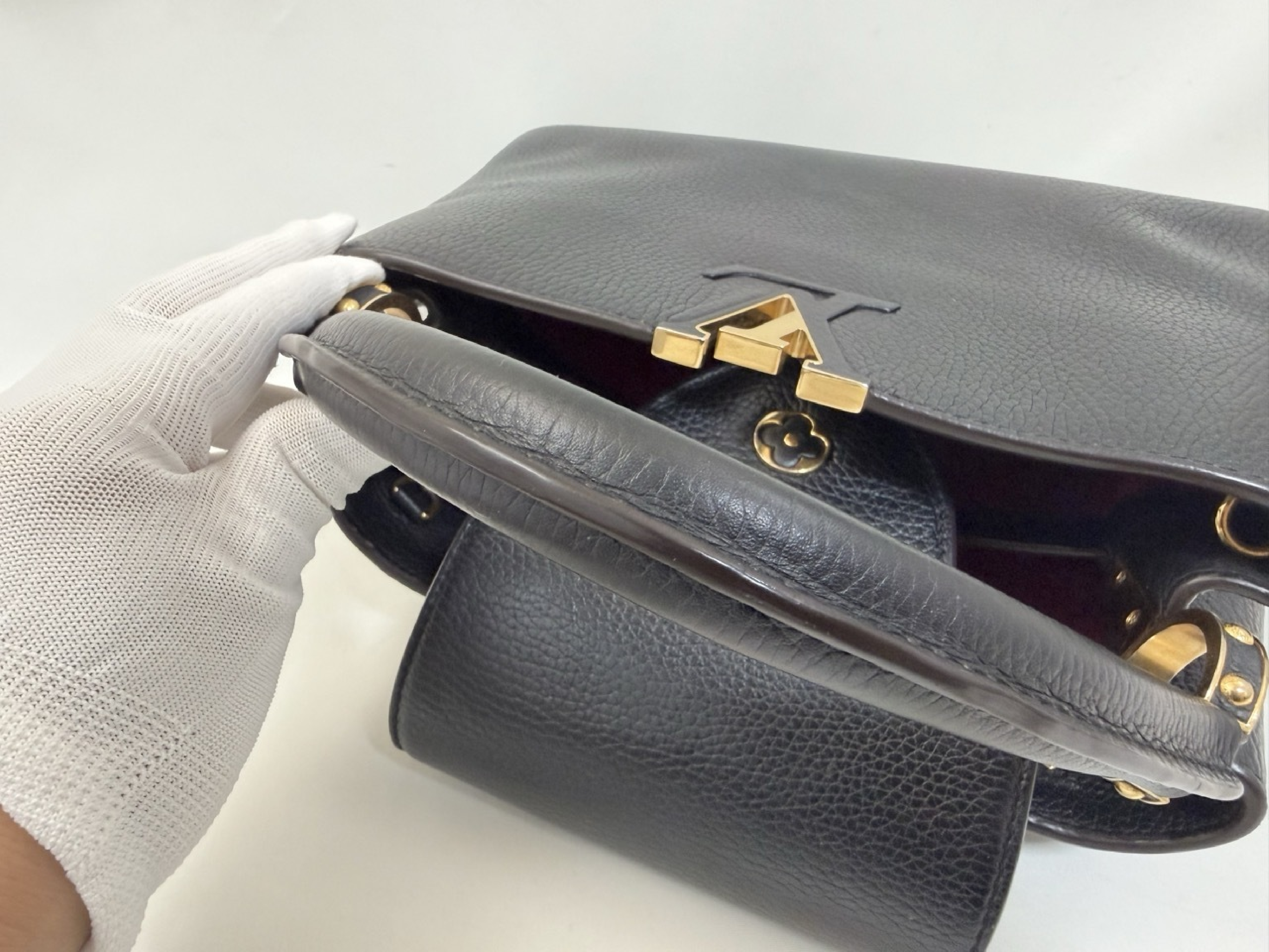 LV Parnasséa Capucines PM M42259 Noir ST Shoulder Bag — view 9