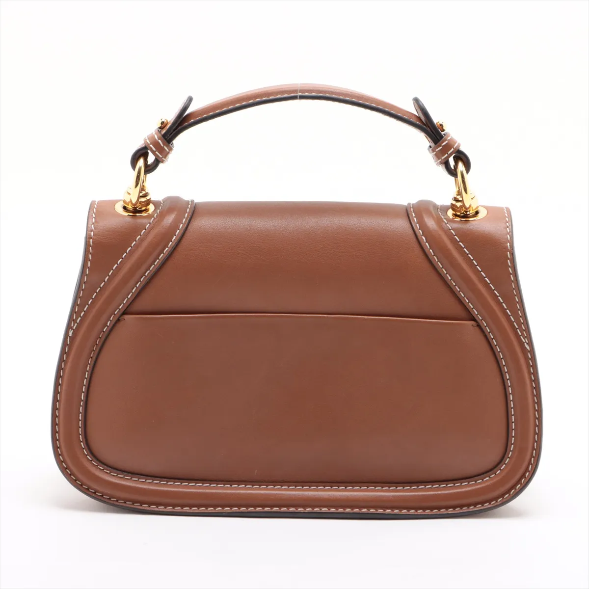 Blondie Leather Shoulder Bag Brown 815714 — view 2