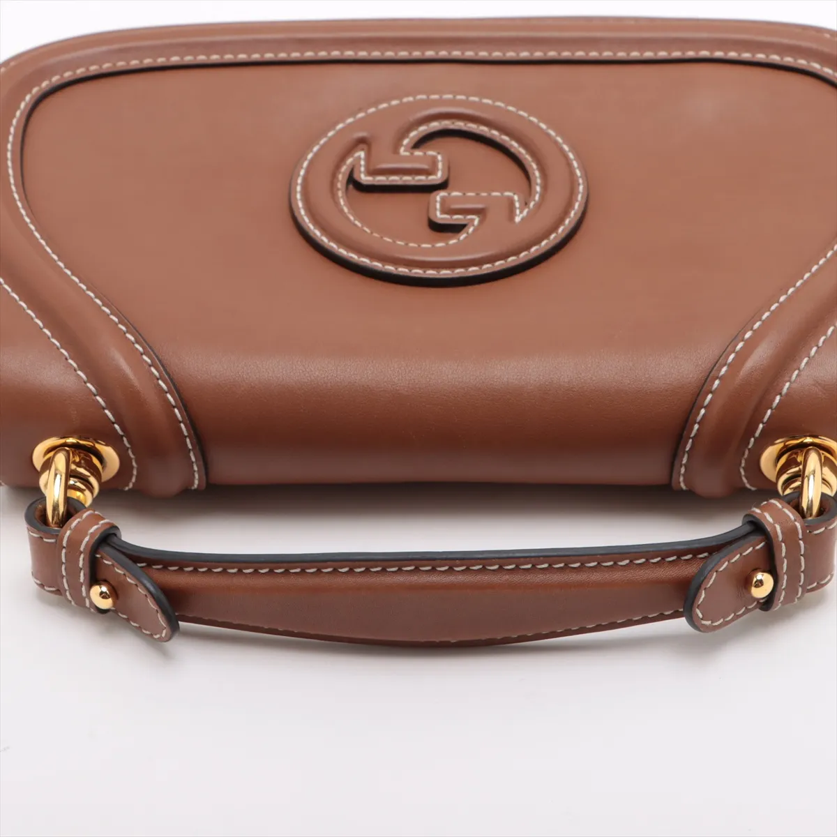 Blondie Leather Shoulder Bag Brown 815714 — view 5