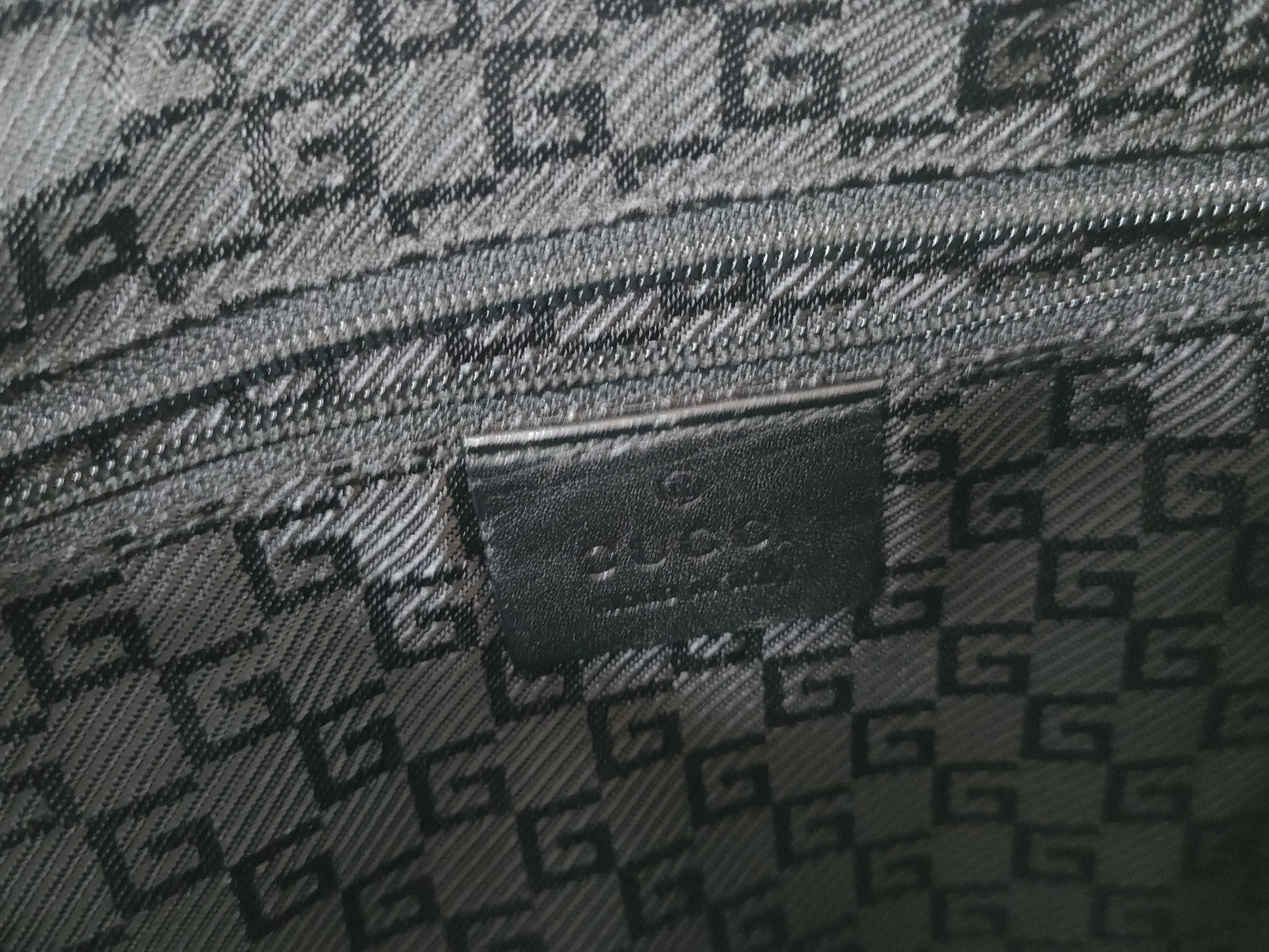 Nylon One-Shoulder Handbag, Black — view 12