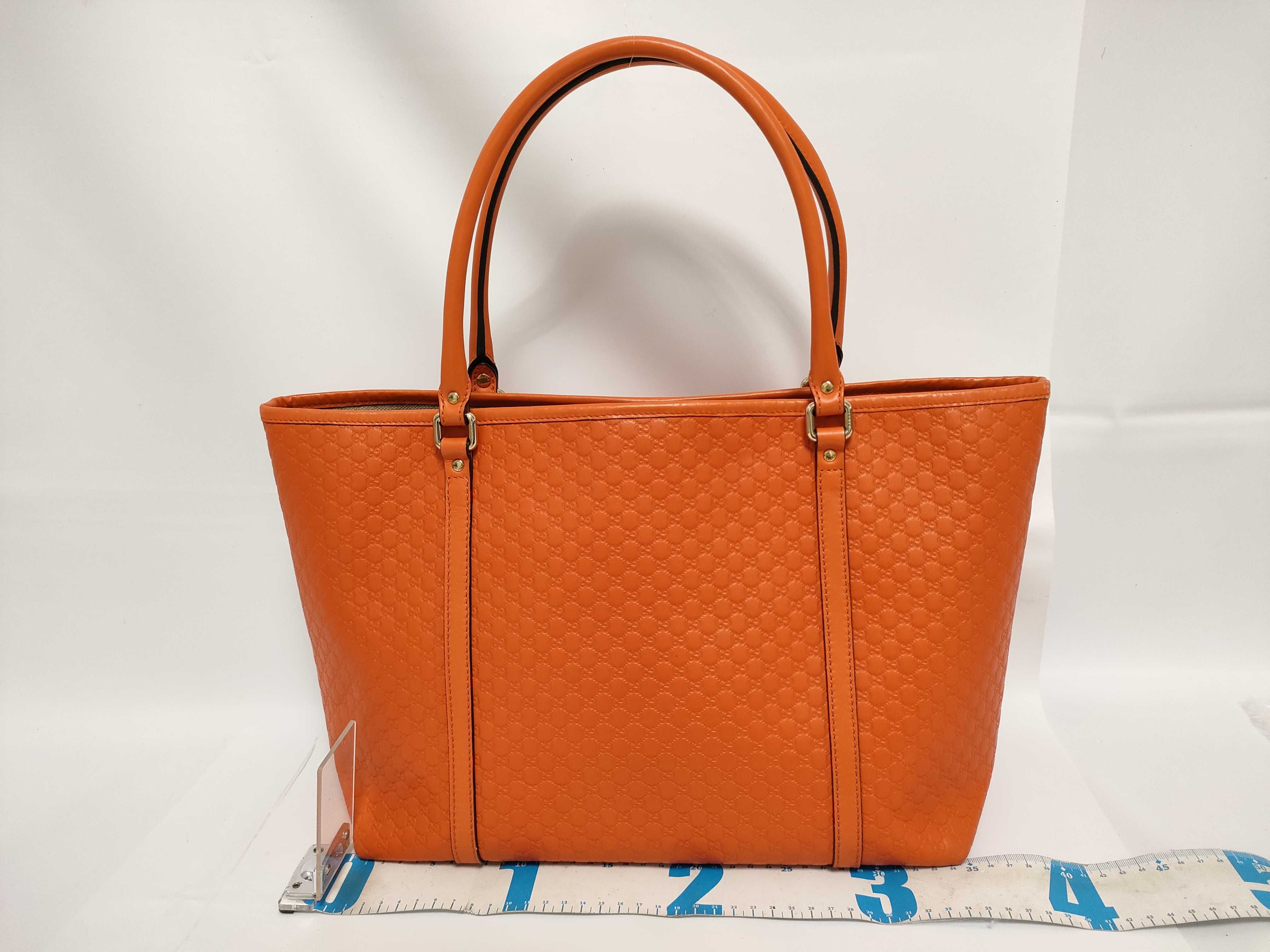 Guccissima Microguccissima Orange Tote Bag — view 2