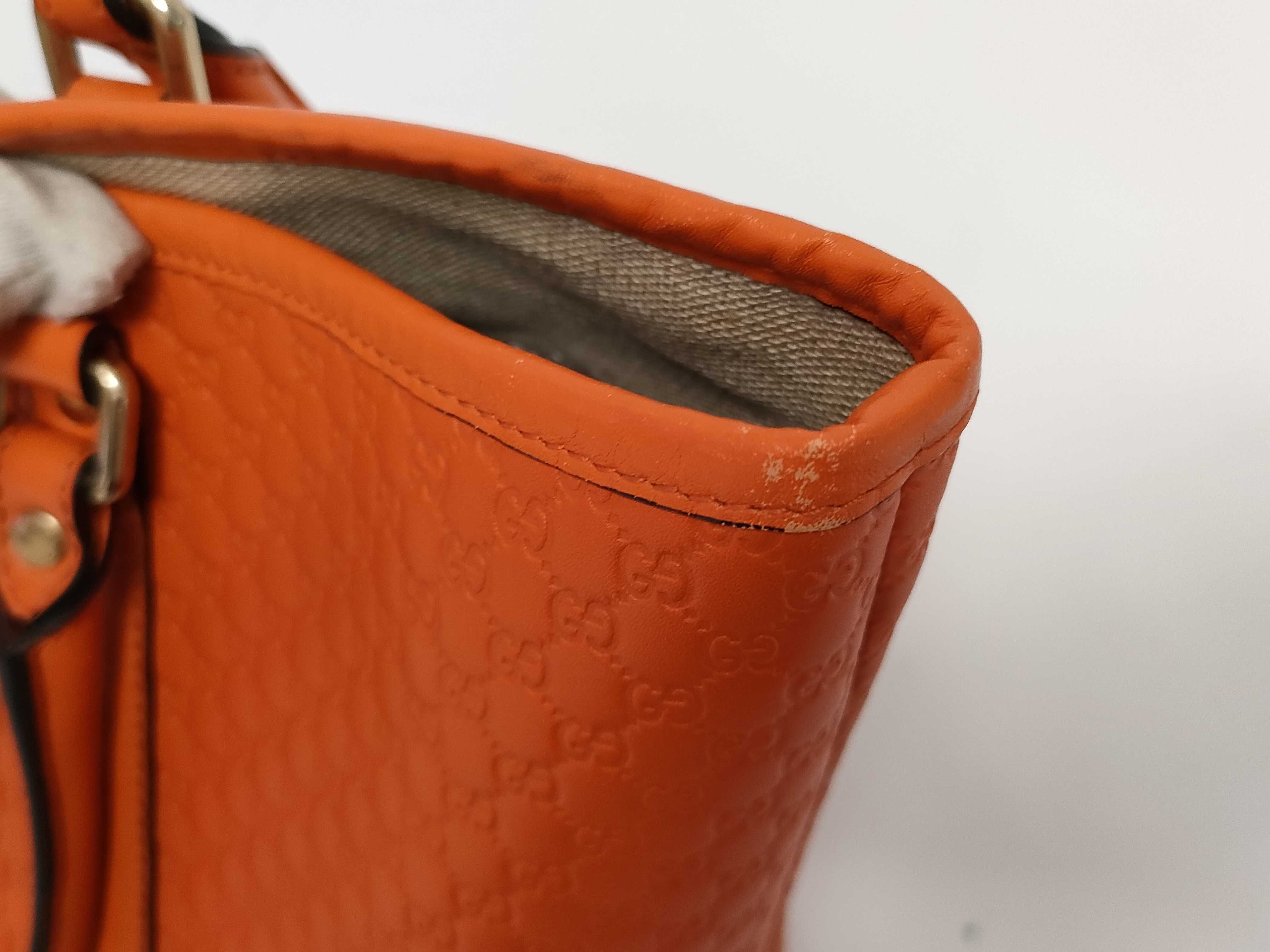 Guccissima Microguccissima Orange Tote Bag — view 8