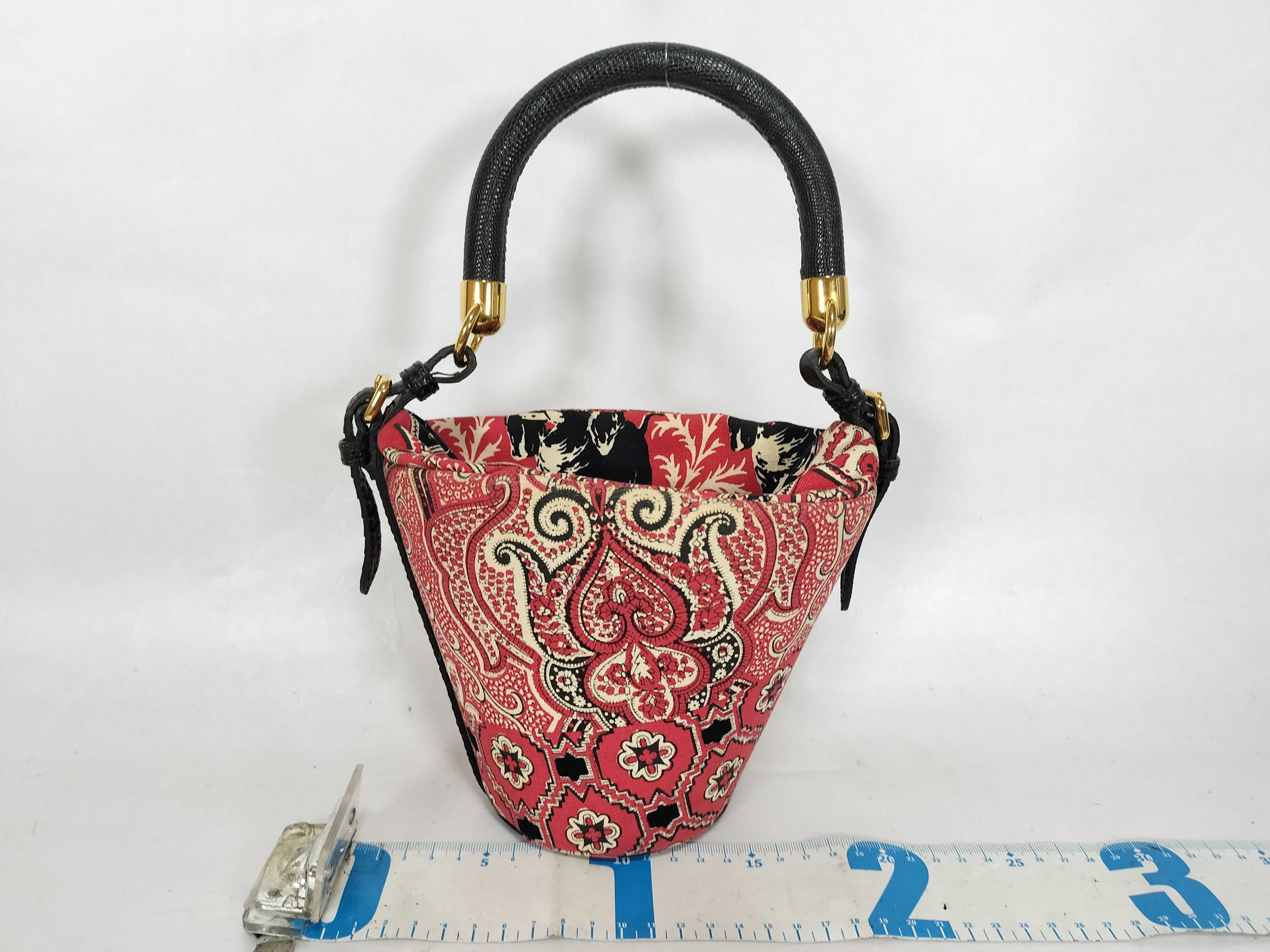 handbag, bandana, leopard print, red handbag — view 2