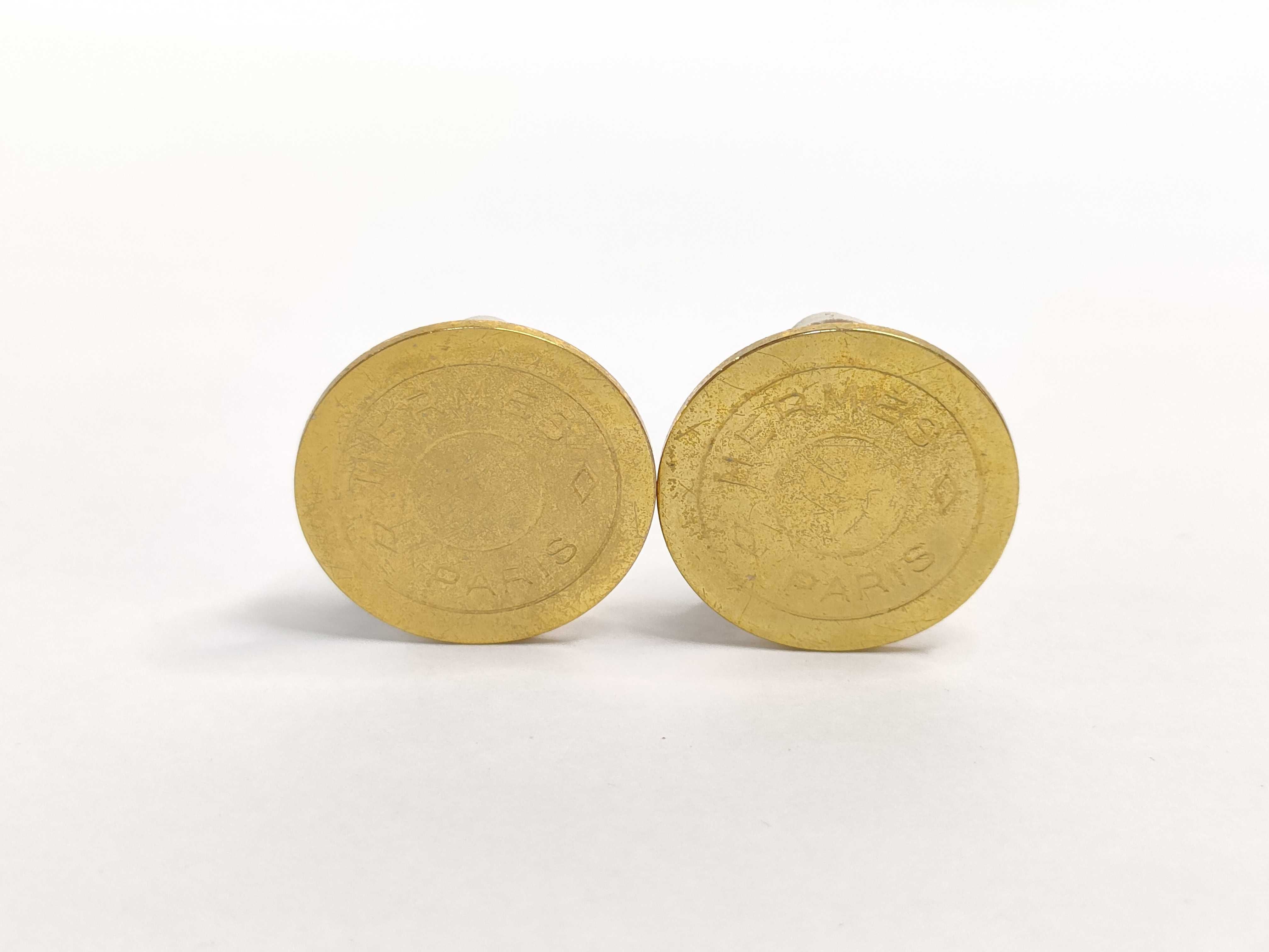 Sellier Earrings (Pair) GP Gold Scratch Earrings