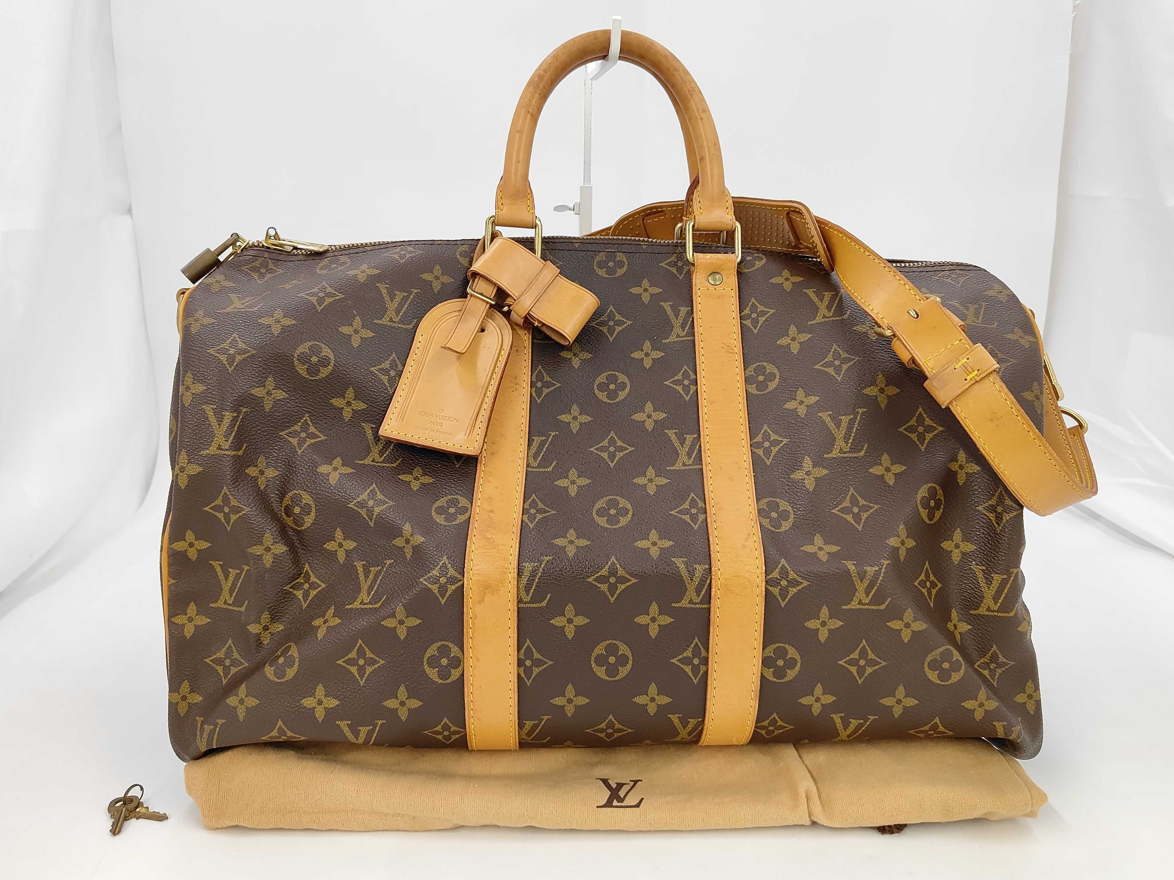 Monogram Keepall Bandoulière 45 PVC Boston Bag M41418 TH0916