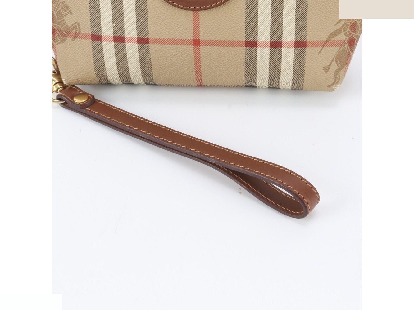 Nova Check Leather Coated Canvas — view 2