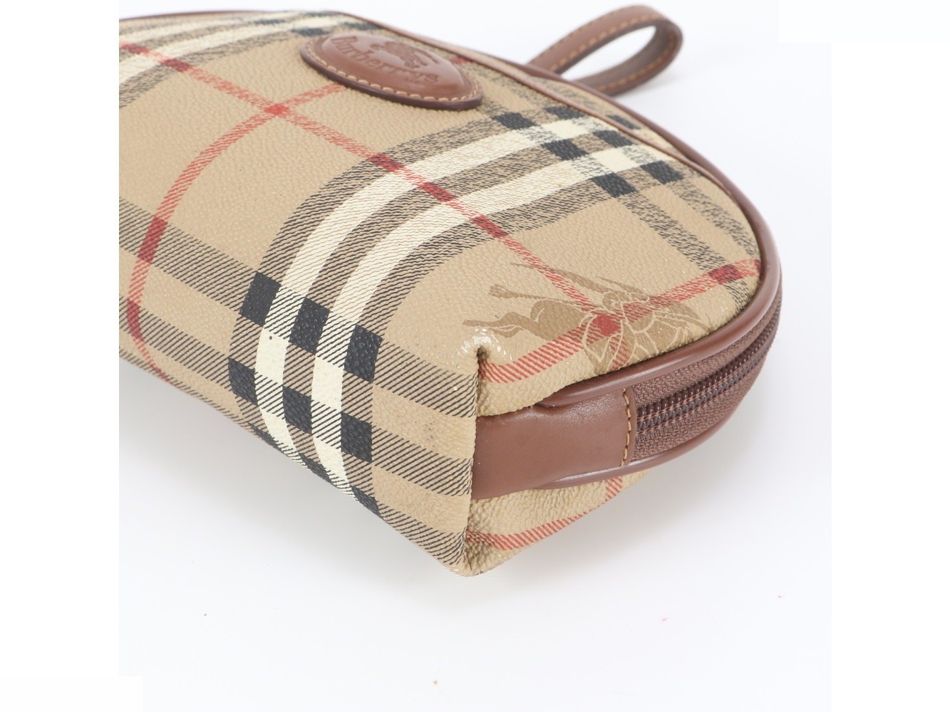 Nova Check Leather Coated Canvas — view 5