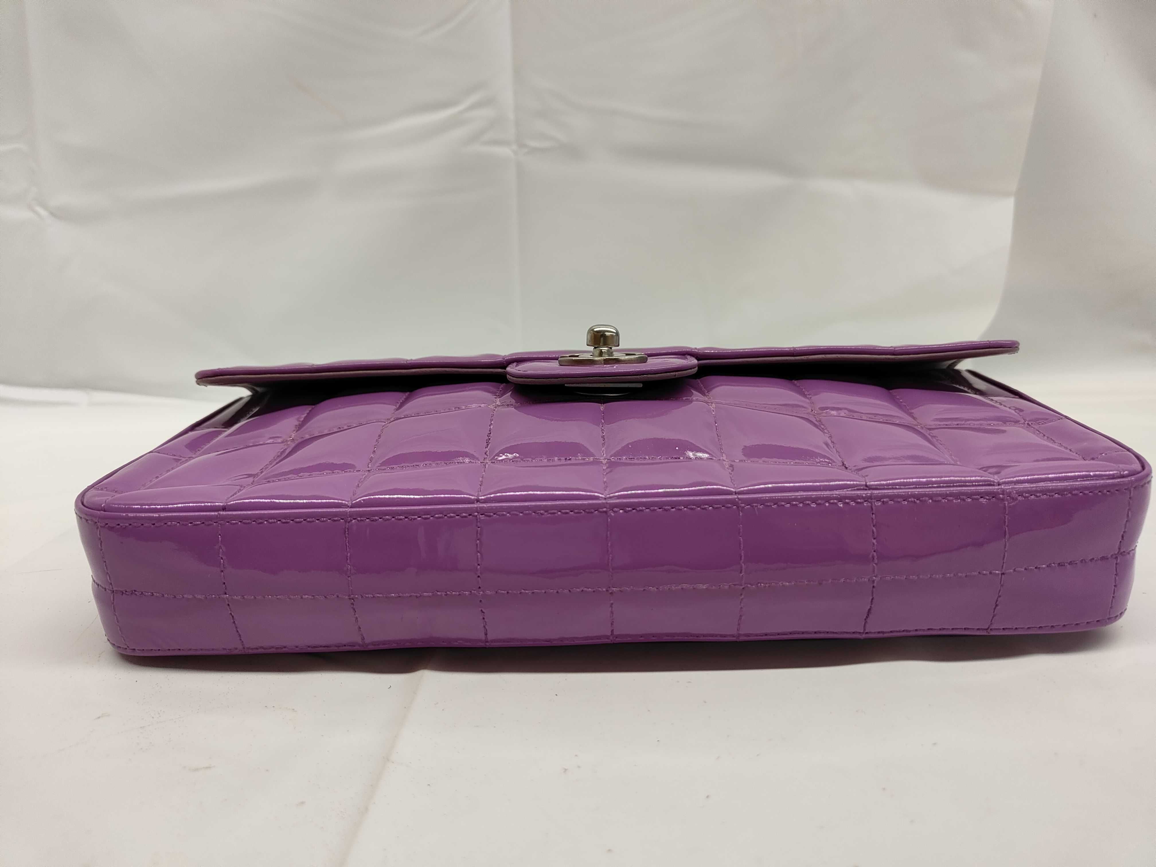 Enamel (Bag) Enamel Coco Mark Chain Shoulder Bag Purple Shoulder Bag — view 5