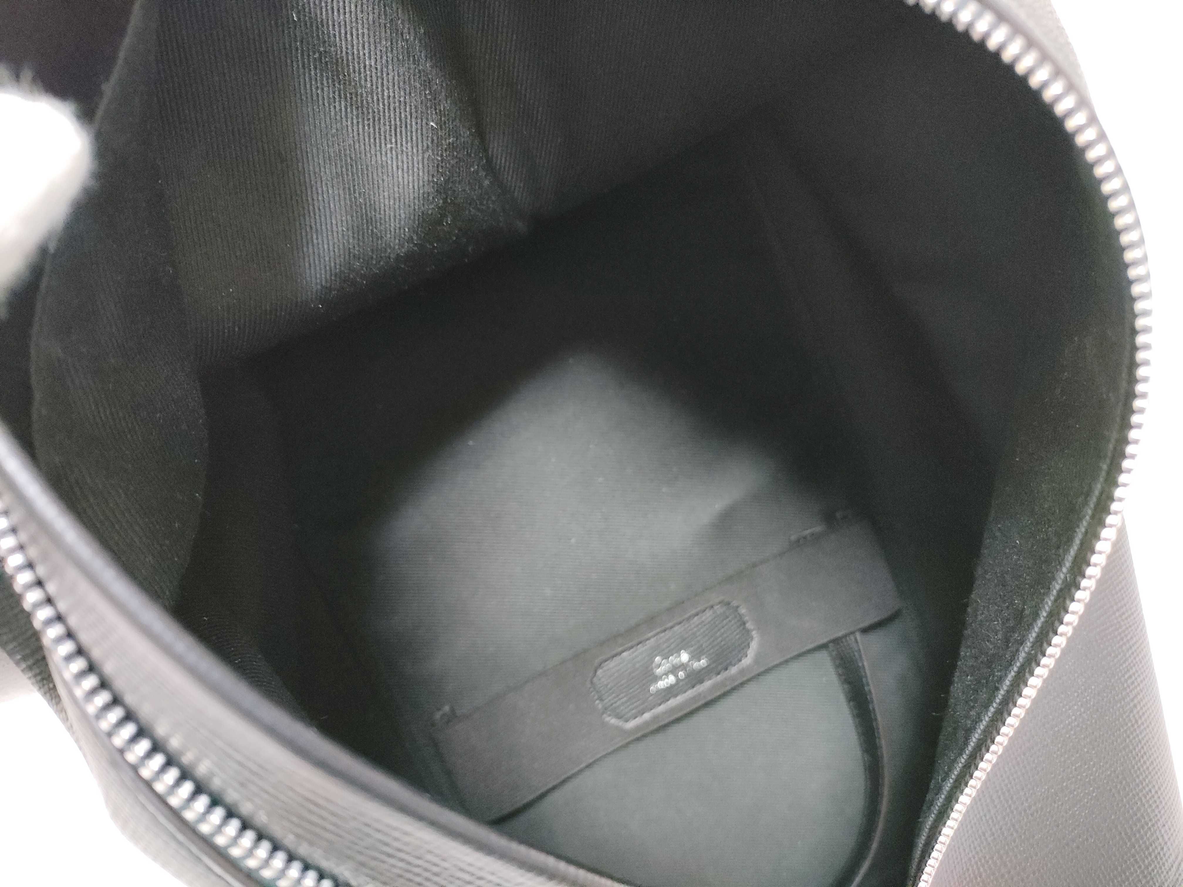Losange Shoulder Bag, Black Leather Shoulder Bag — view 10