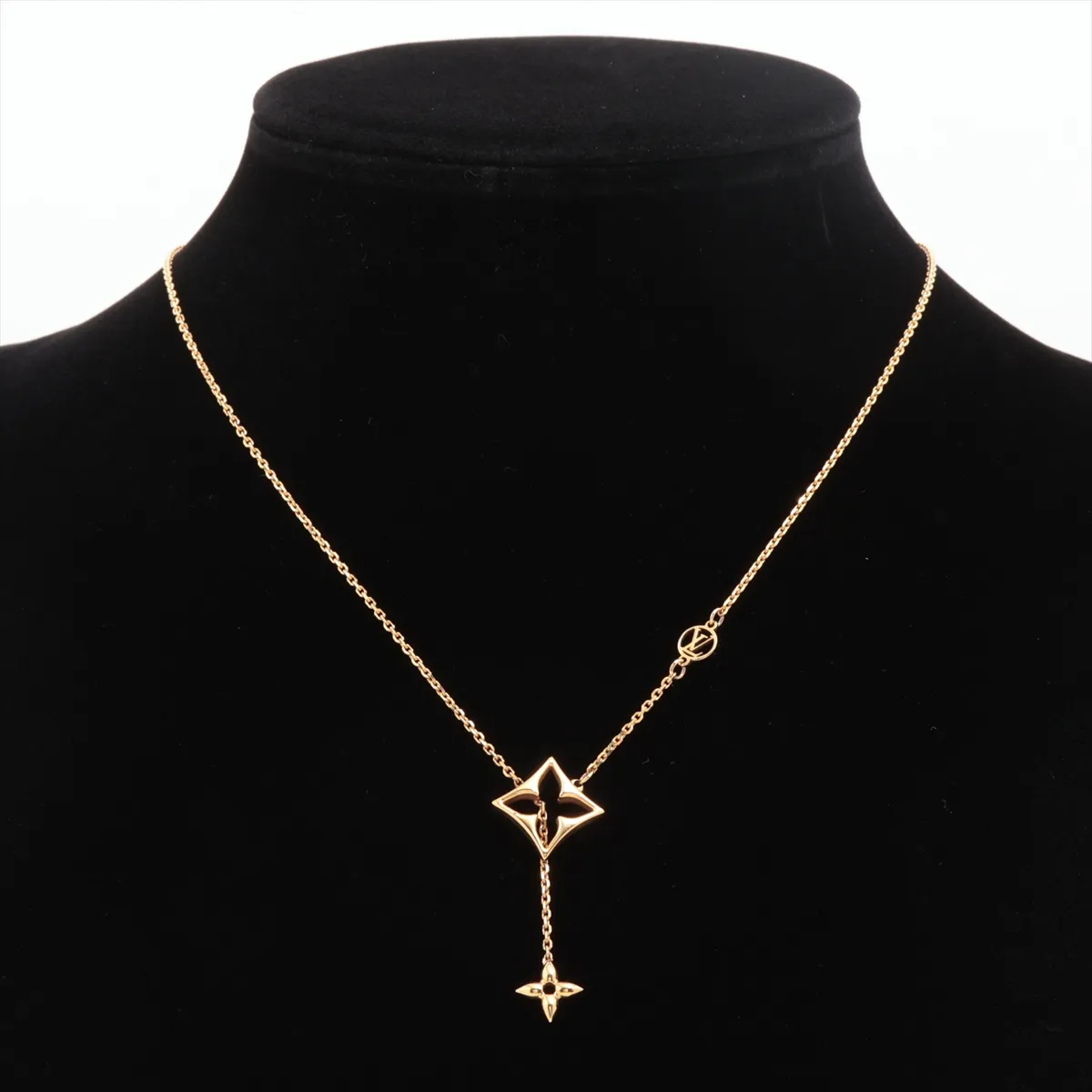 M01234 Necklace LV Flowergram DI1295 Necklace GP Gold — view 5