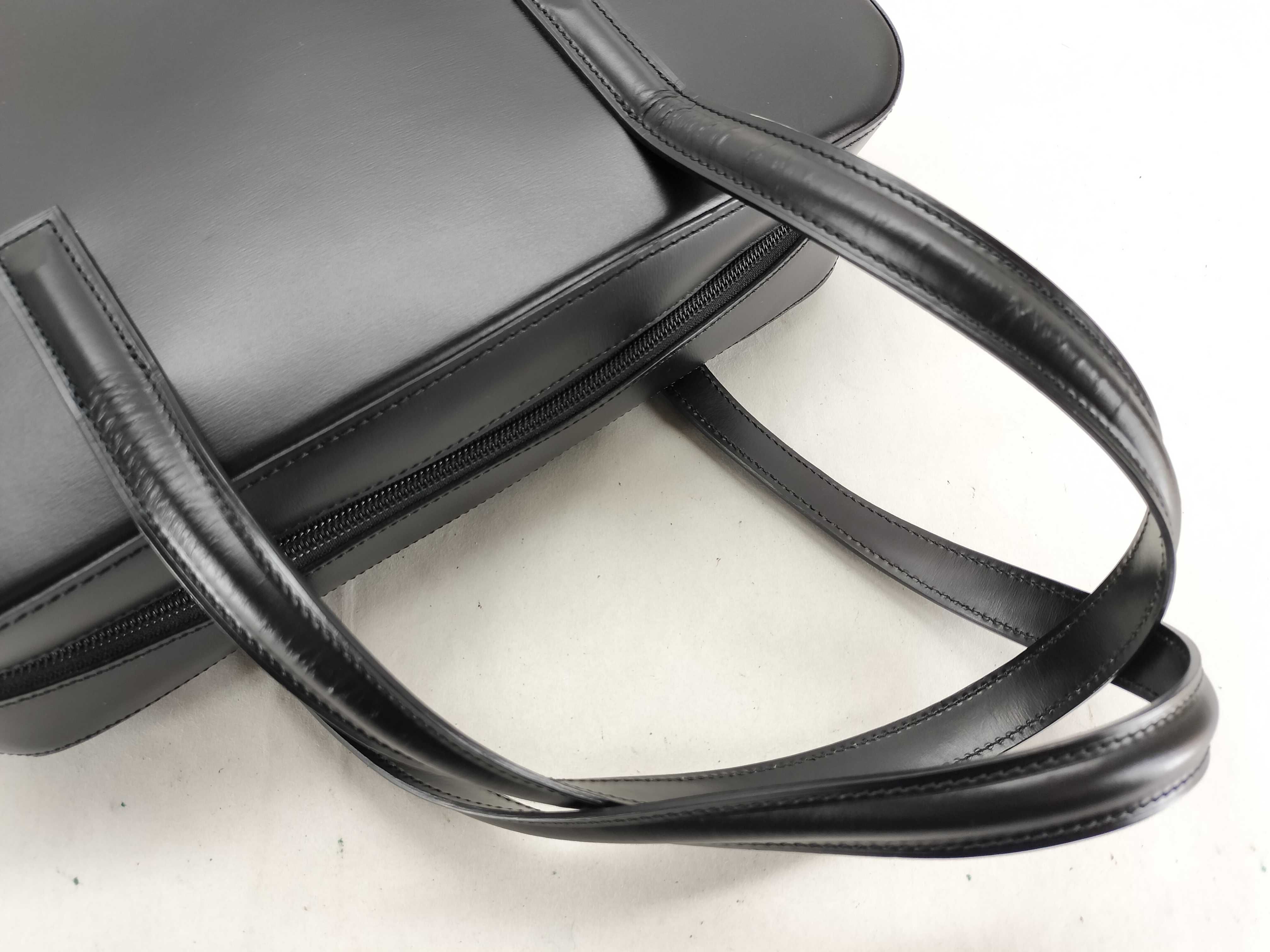 Panthère Leather Handbag, Black — view 3