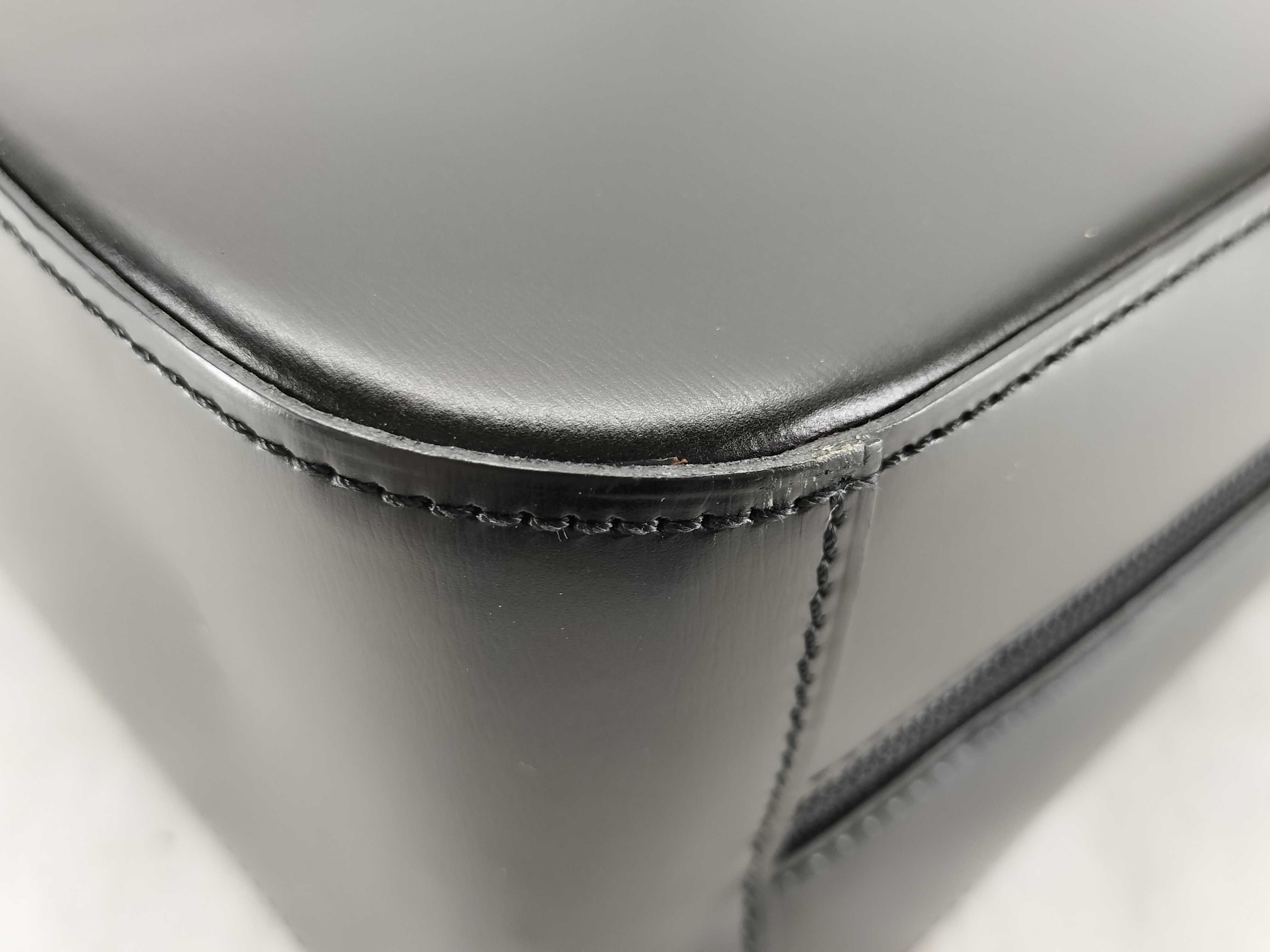 Panthère Leather Handbag, Black — view 6