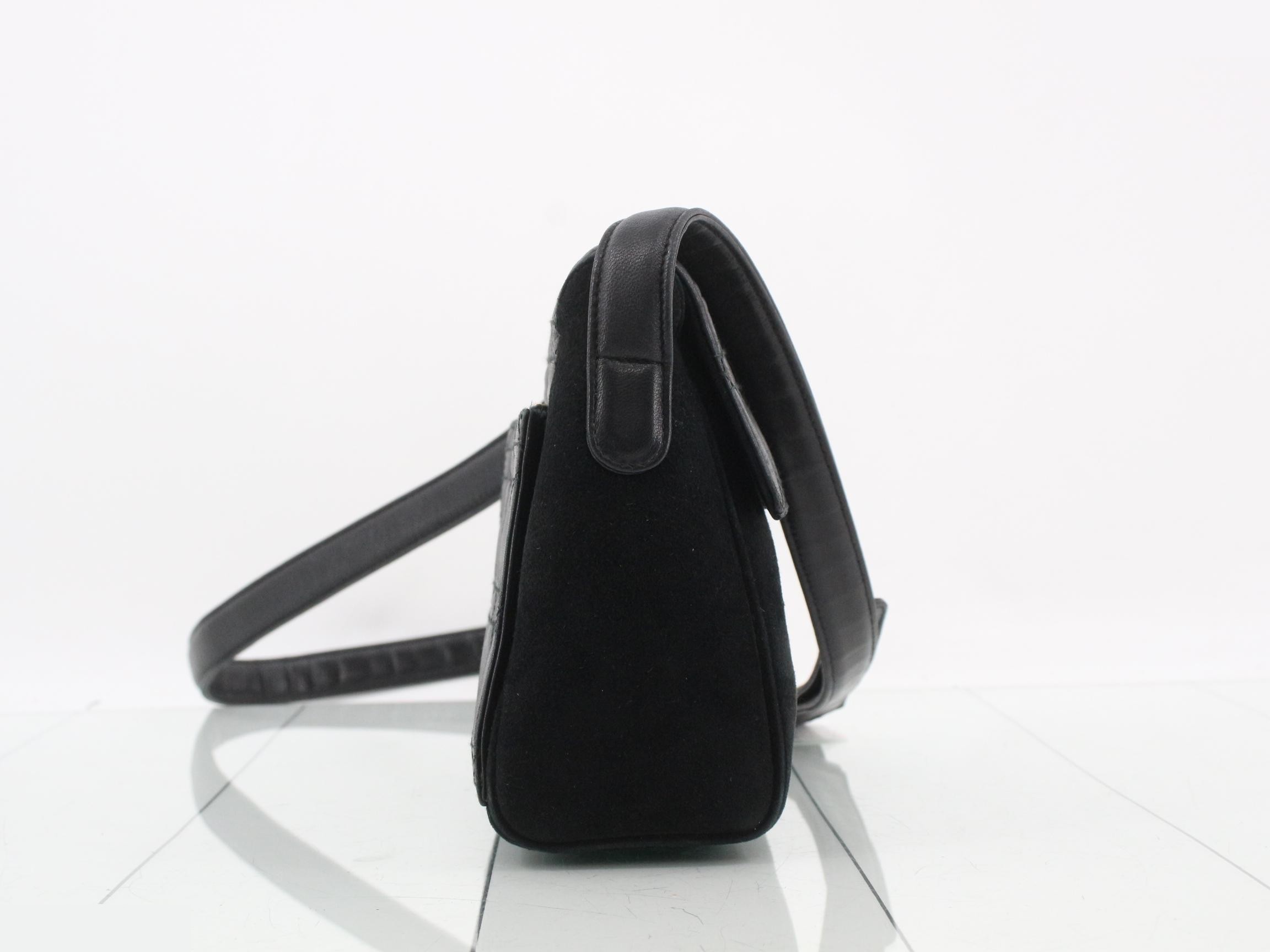 Other lines: Bags & Shoulder Bags - Cannage Suede Leather Black — view 4