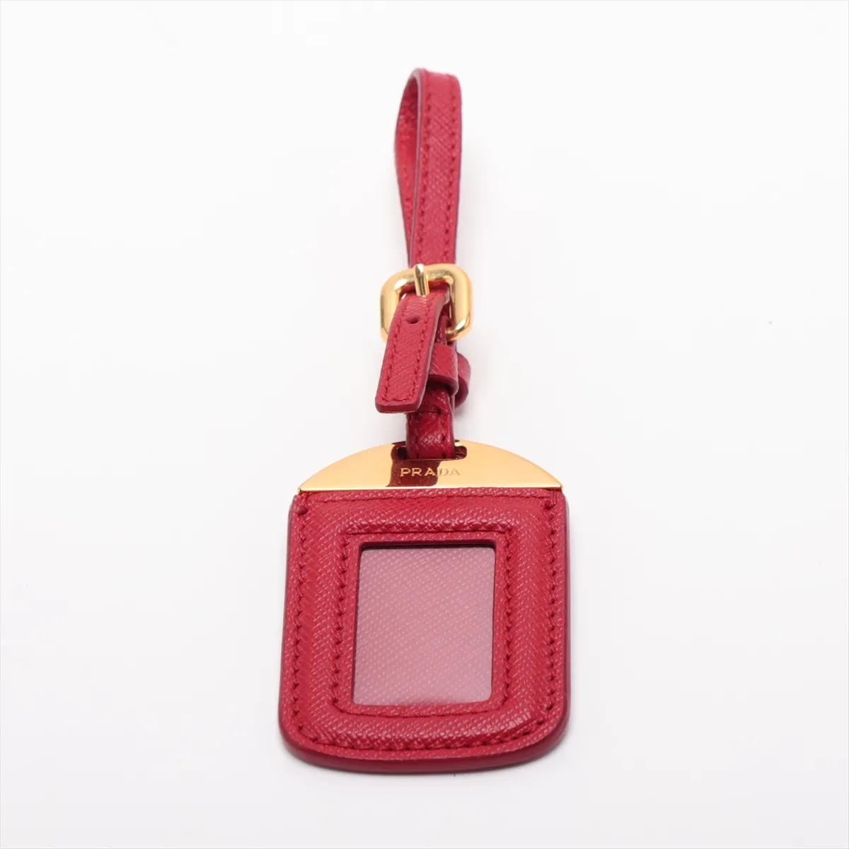 Tessuto Saffiano Nylon x Leather 2-Way Handbag, Red — view 12