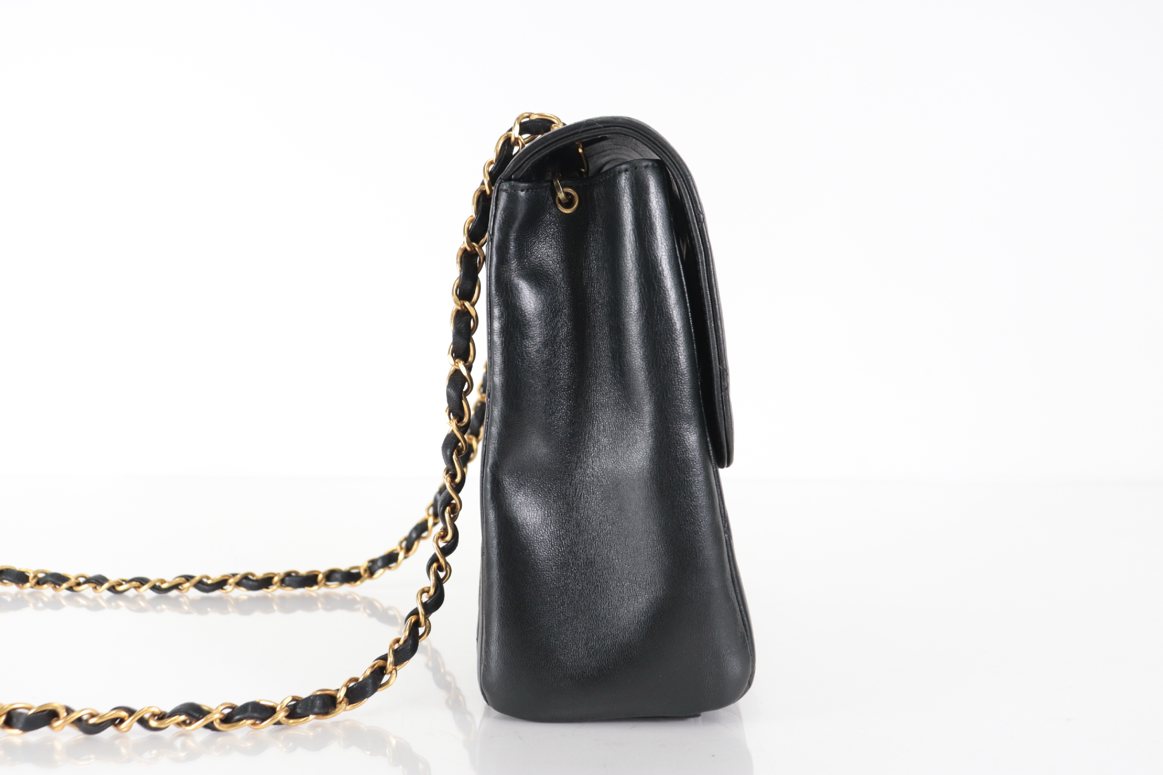 Turnlock Lambskin Chain Shoulder Bag (Series 4) — view 3
