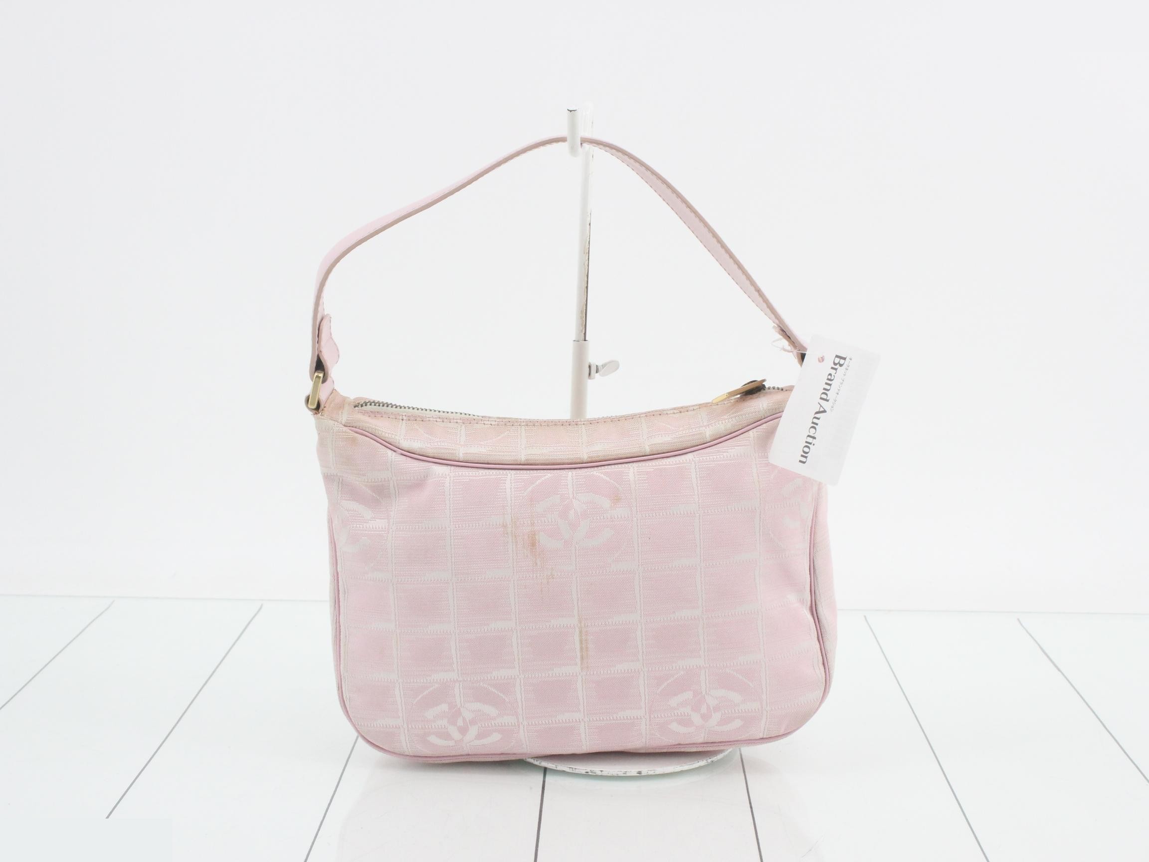 Shoulder bag, New Travel Line, pink, item number 8, with sticker. — view 2