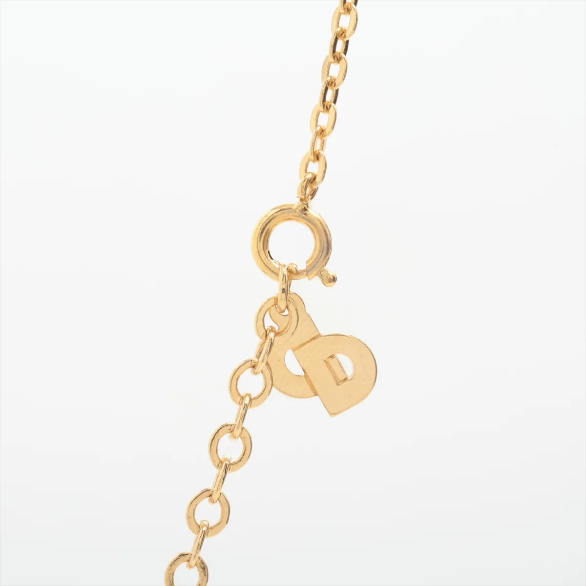 logo necklace, GP gold, — view 3