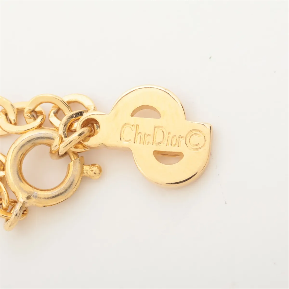 logo necklace, GP gold, — view 4