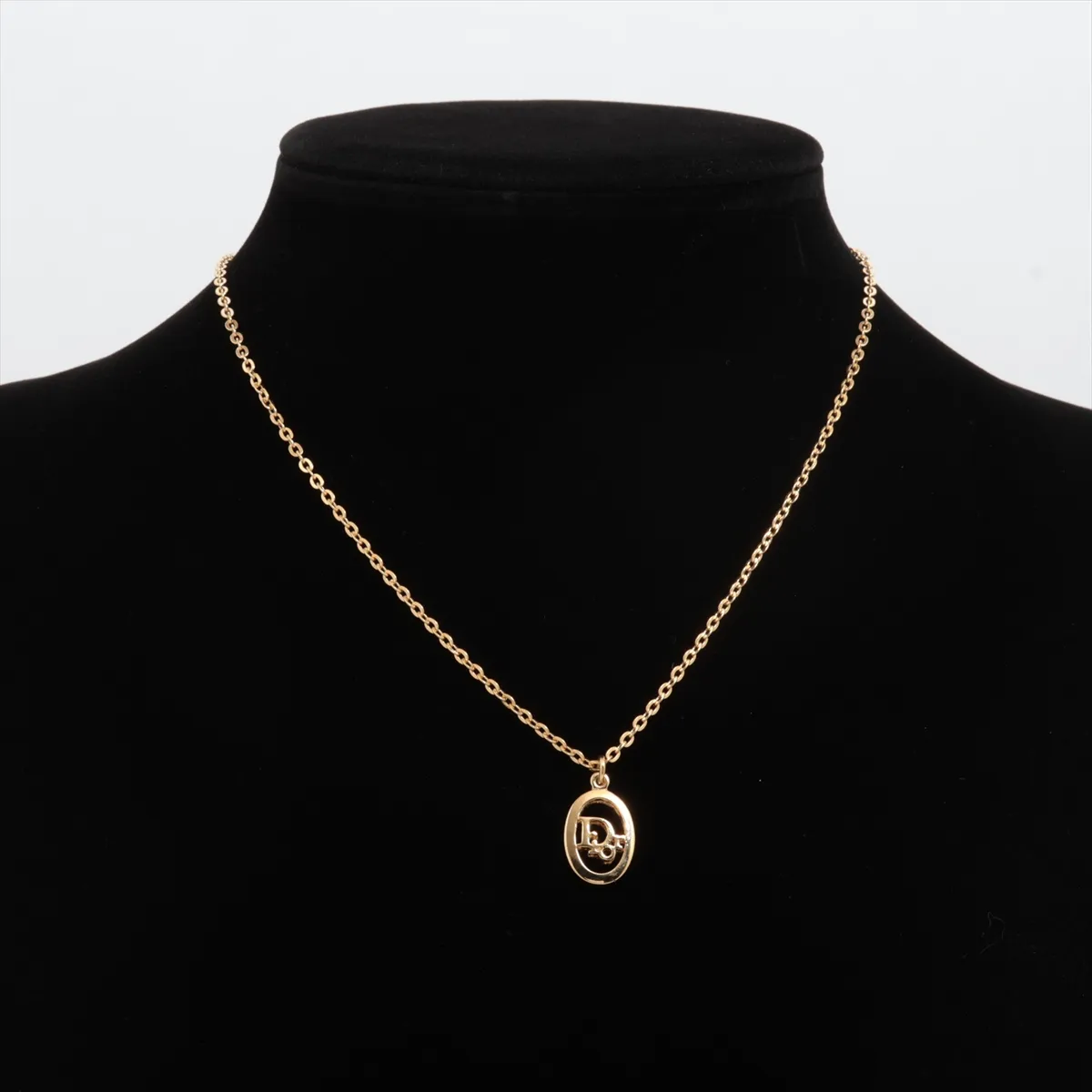 logo necklace, GP gold, — view 5