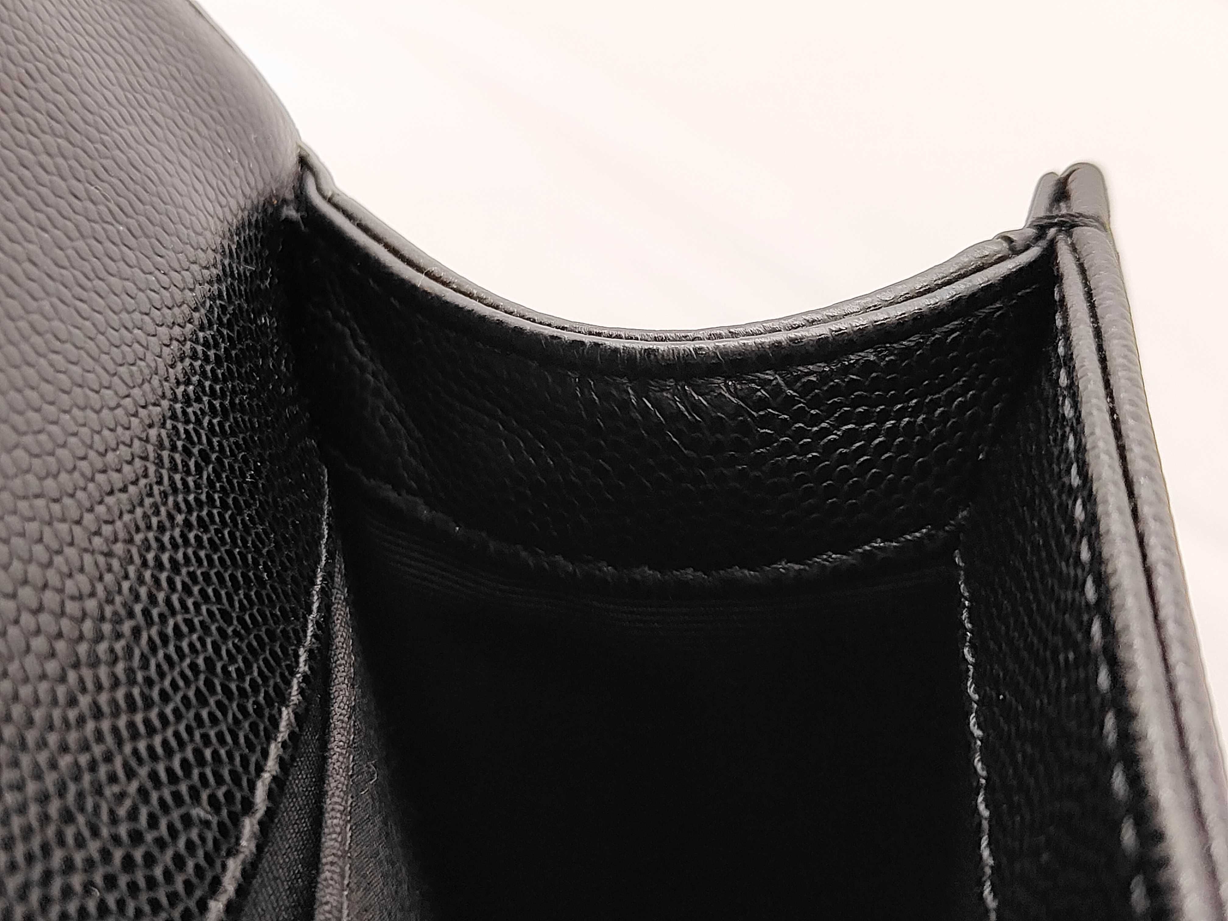 Boy Chanel Small Gold Hardware Caviar Leather IC Plate Shoulder Bag — view 8