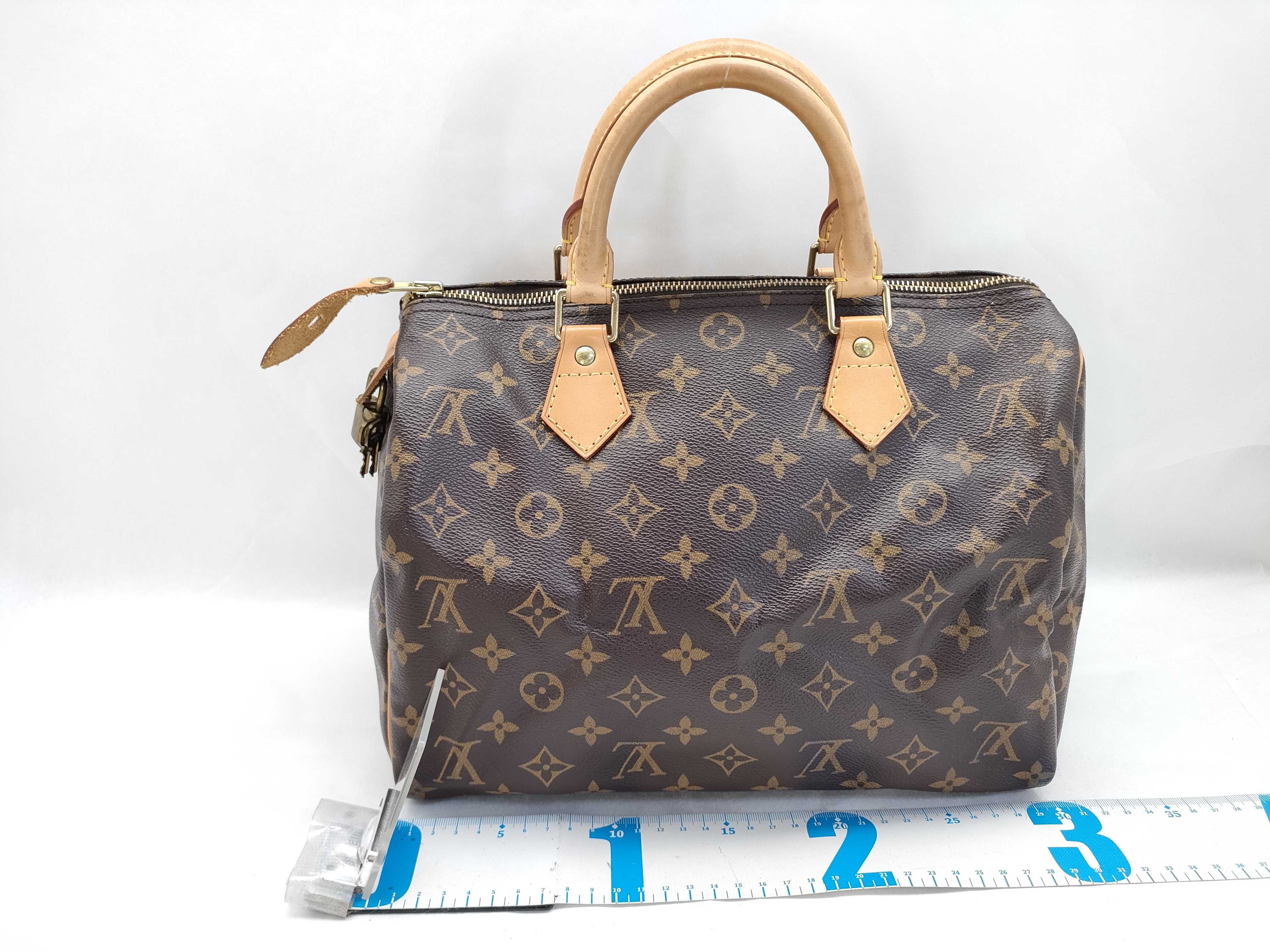 Monogram Speedy 30 M41526 AA0014 Brown Boston Bag — view 2