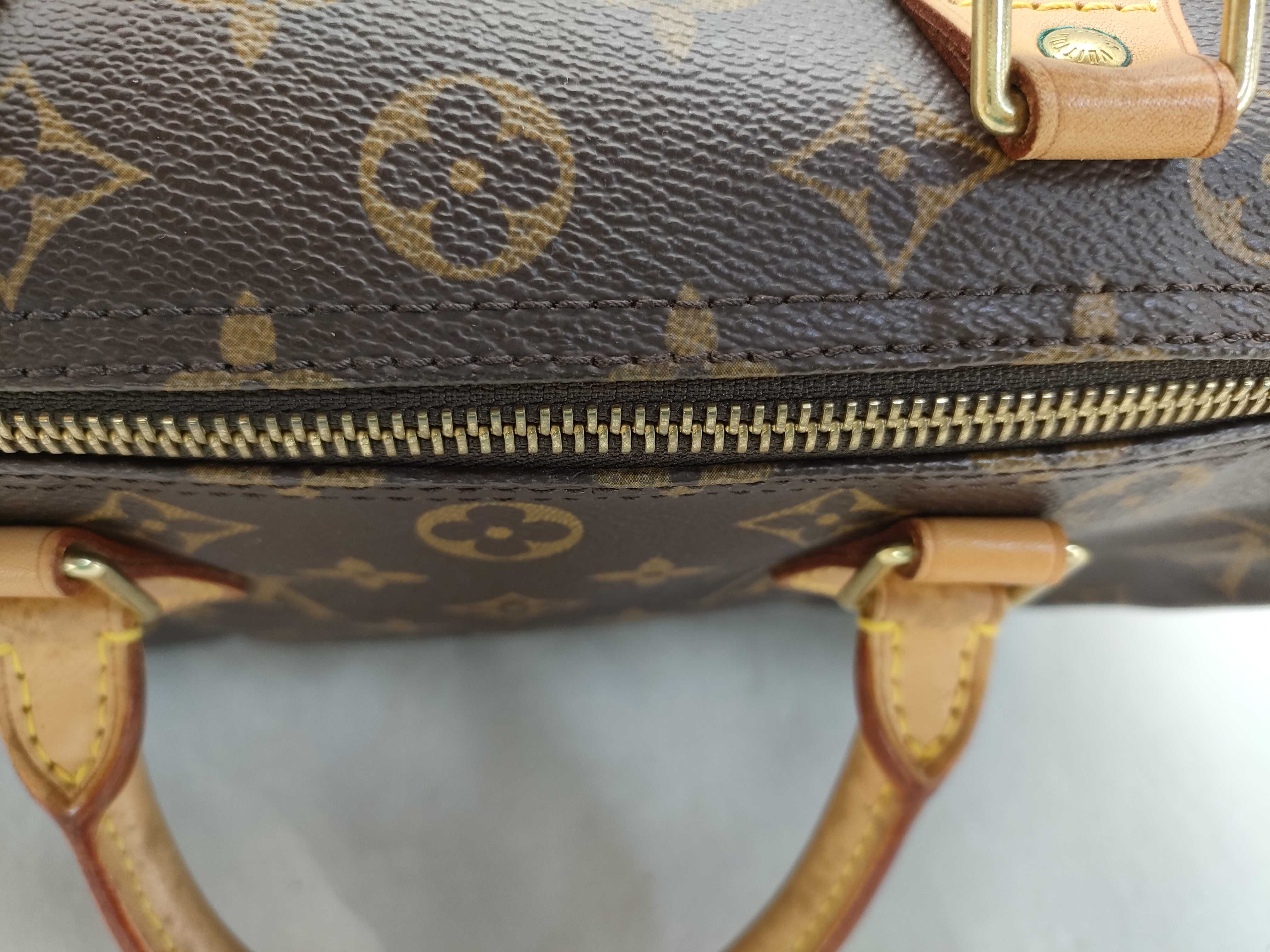Monogram Speedy 30 M41526 AA0014 Brown Boston Bag — view 6