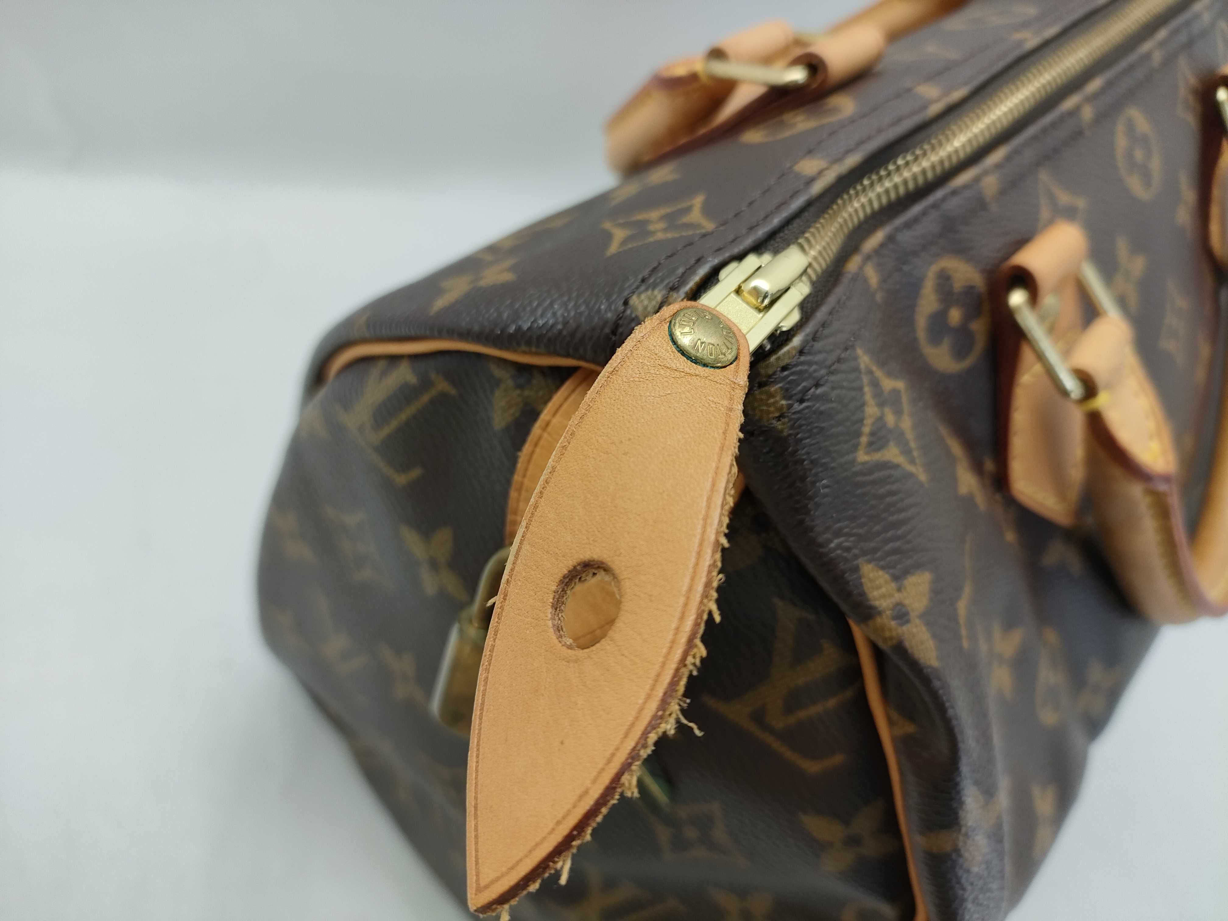 Monogram Speedy 30 M41526 AA0014 Brown Boston Bag — view 7