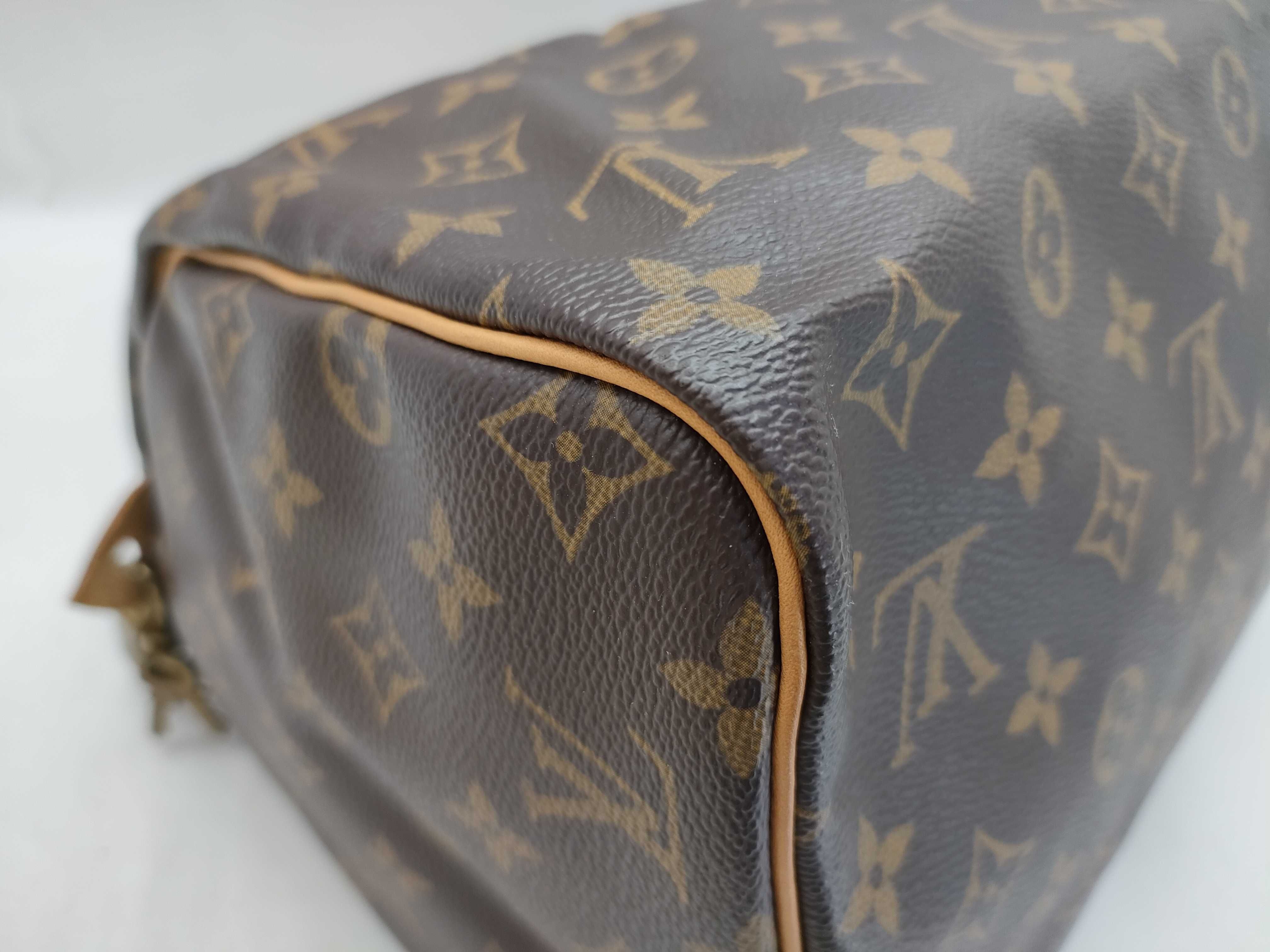 Monogram Speedy 30 M41526 AA0014 Brown Boston Bag — view 8