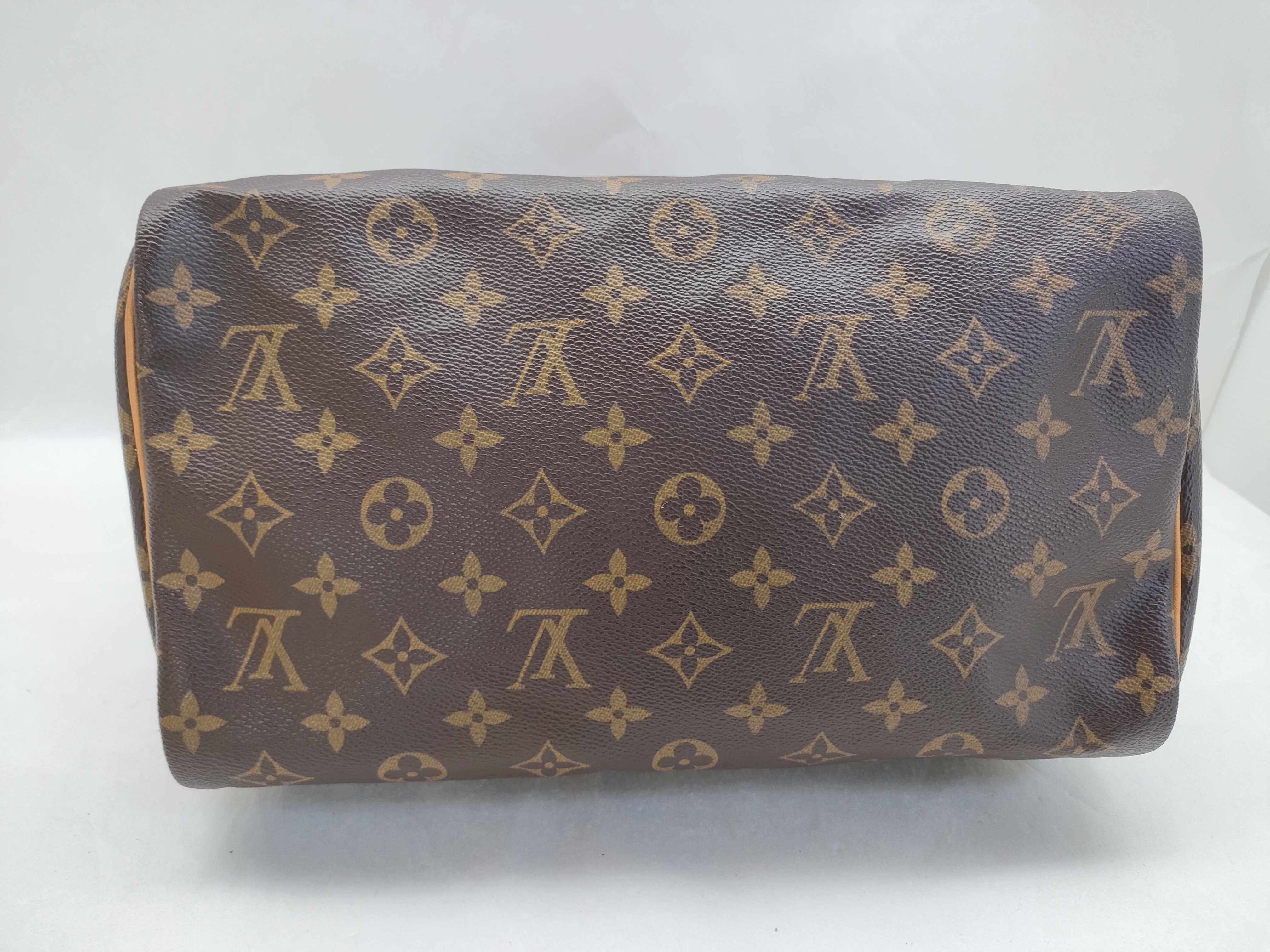 Monogram Speedy 30 M41526 AA0014 Brown Boston Bag — view 9