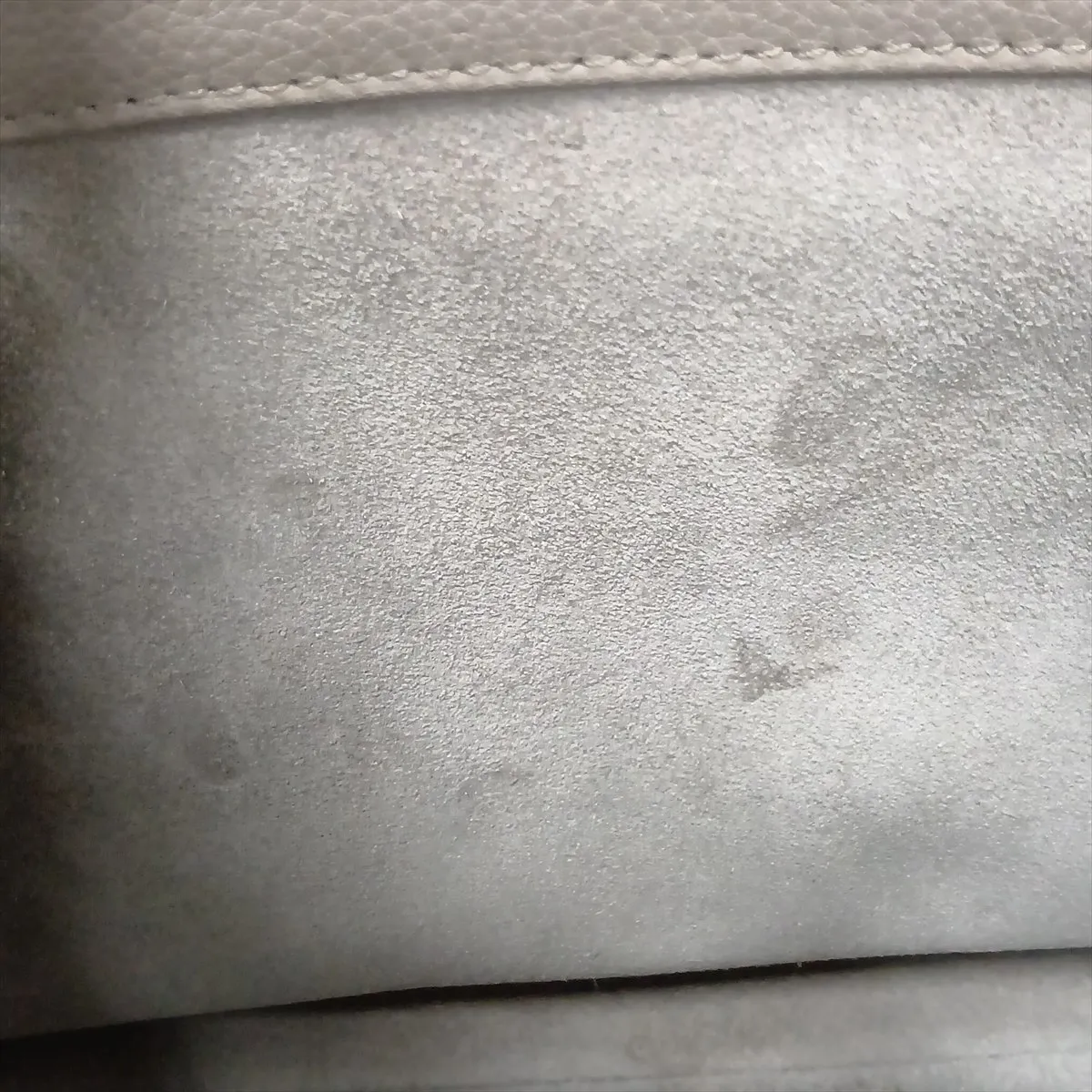 Soft 16-Case Medium Leather Shoulder Bag, Gray — view 14