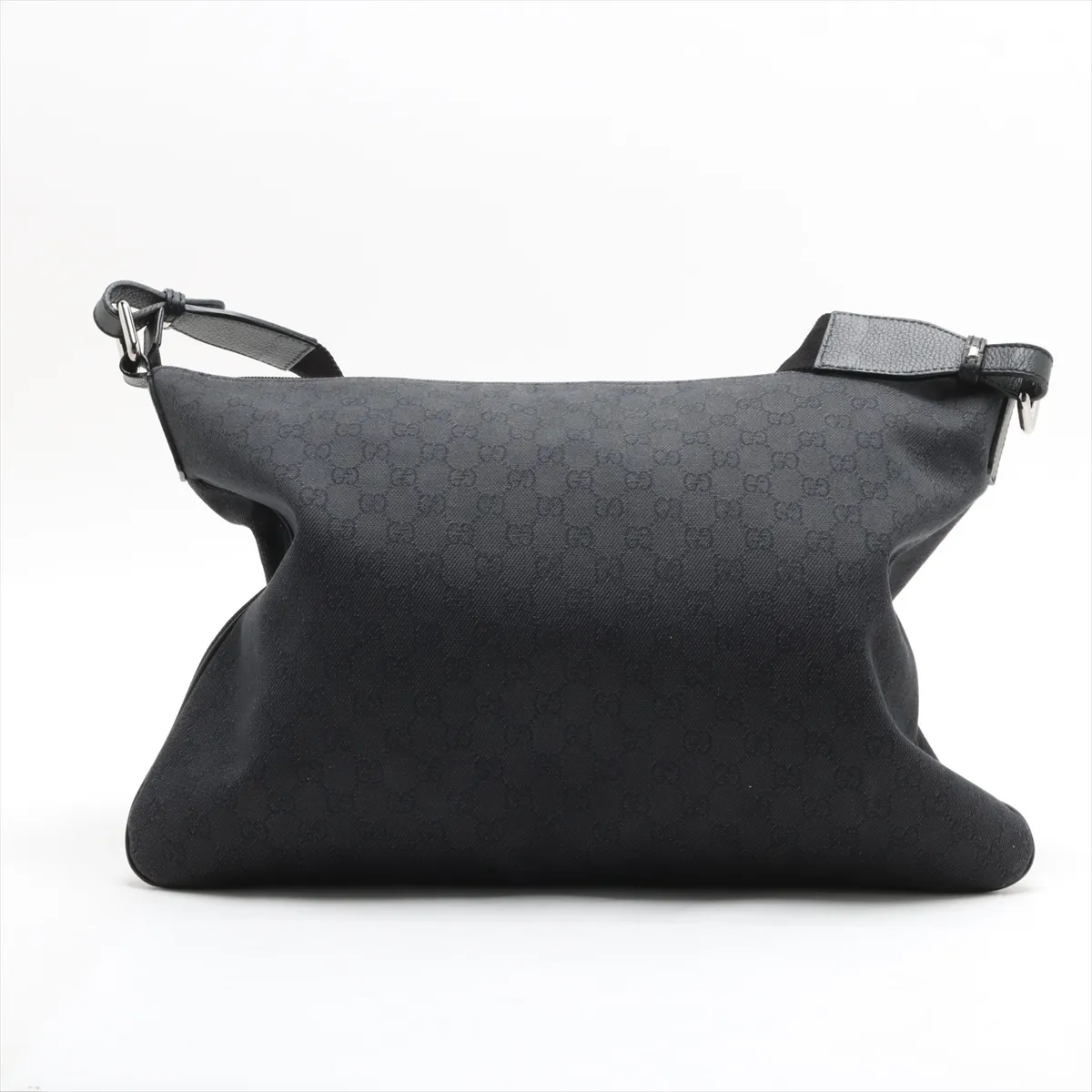 GG Canvas Shoulder Bag Black 190628 Outlet — view 2