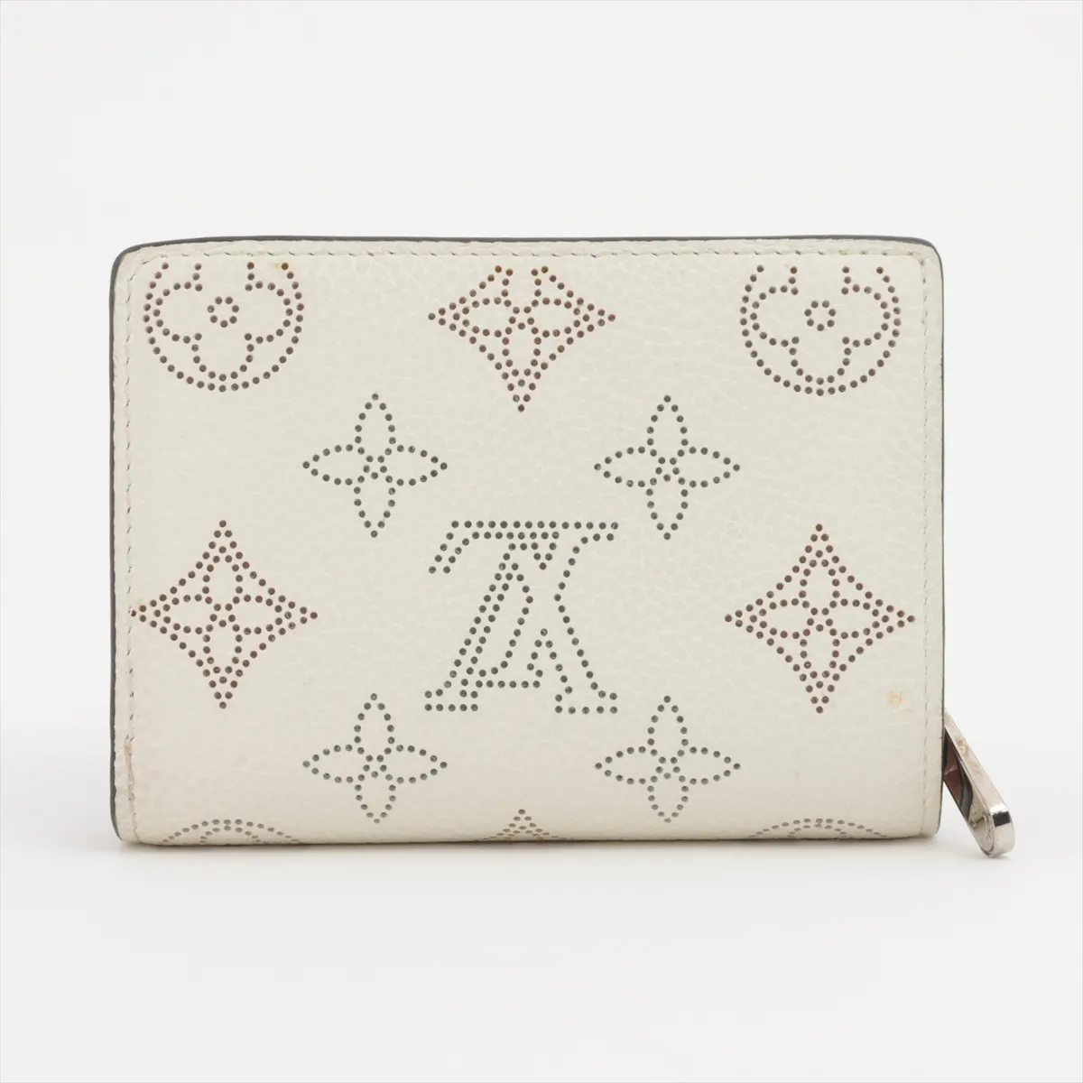 Mahina Portefeuil Claire M80554 White x Pink Compact Wallet RFID Reactive — view 2