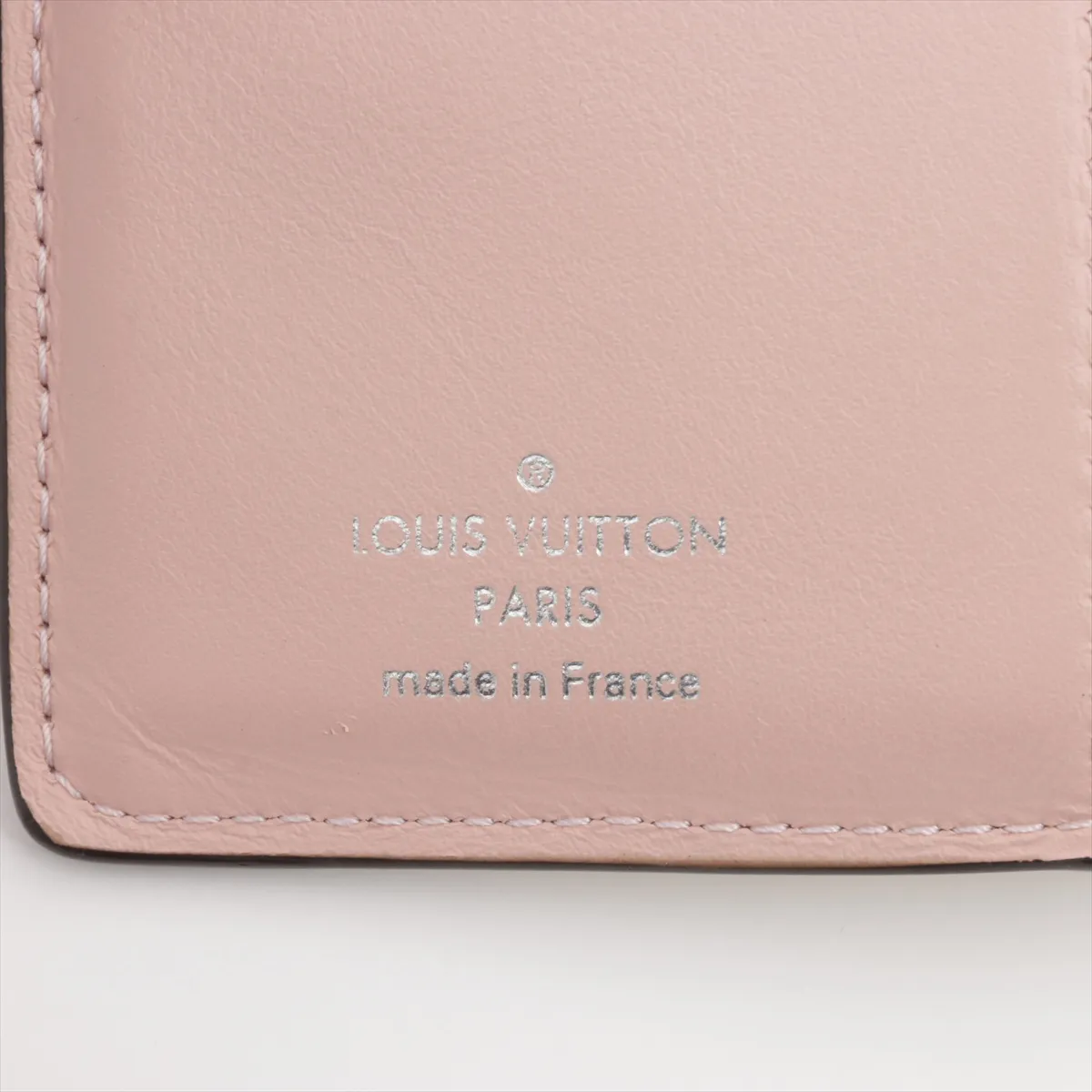 Mahina Portefeuil Claire M80554 White x Pink Compact Wallet RFID Reactive — view 9