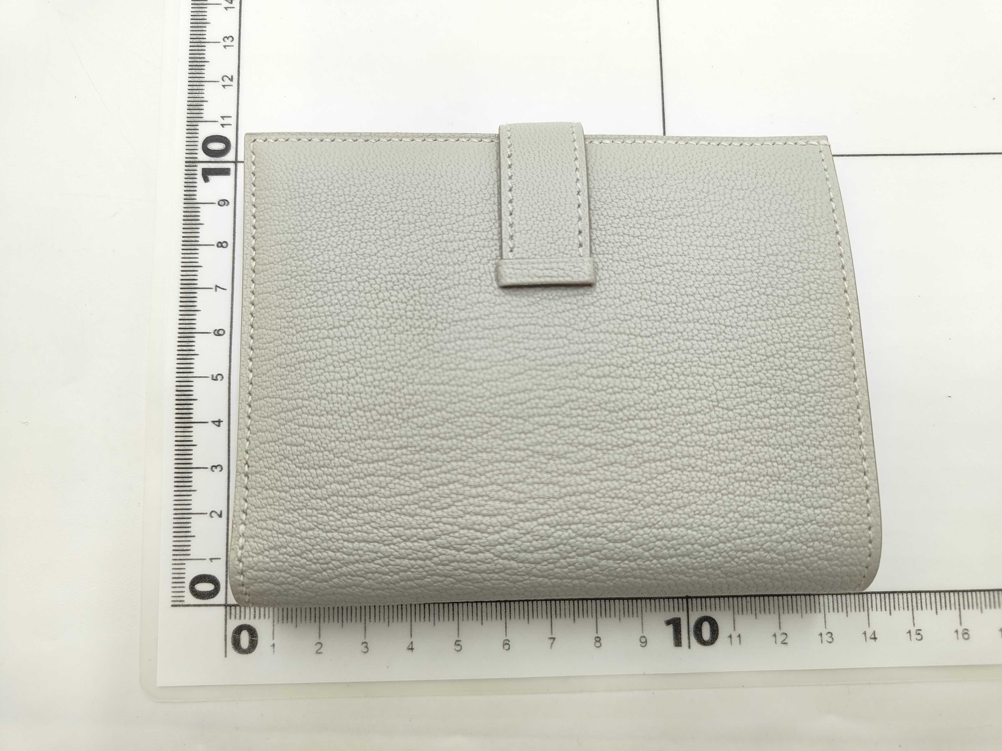 Bearn Compact Chevre Blue Pale Wallet (W stamp) — view 2