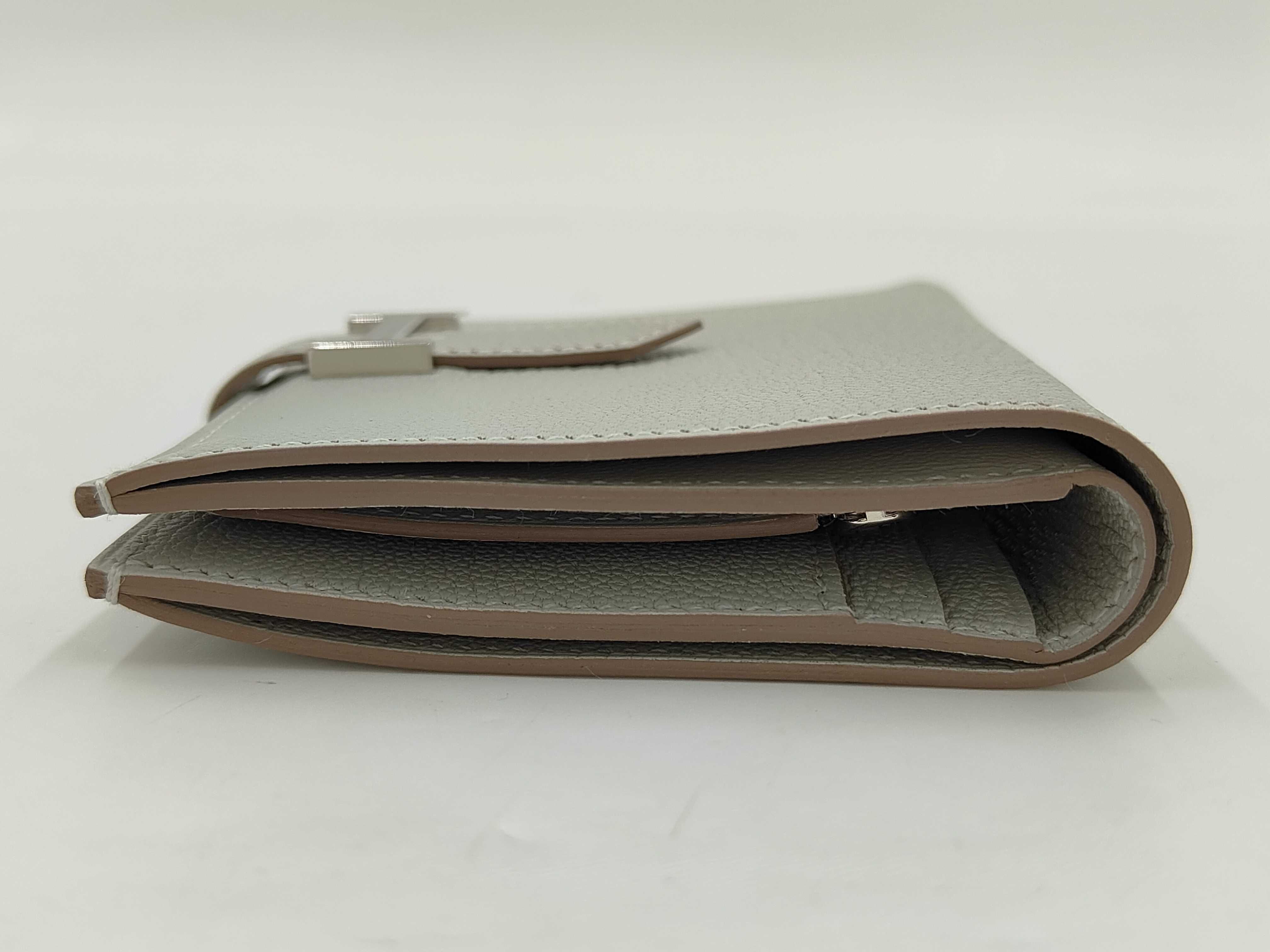 Bearn Compact Chevre Blue Pale Wallet (W stamp) — view 6
