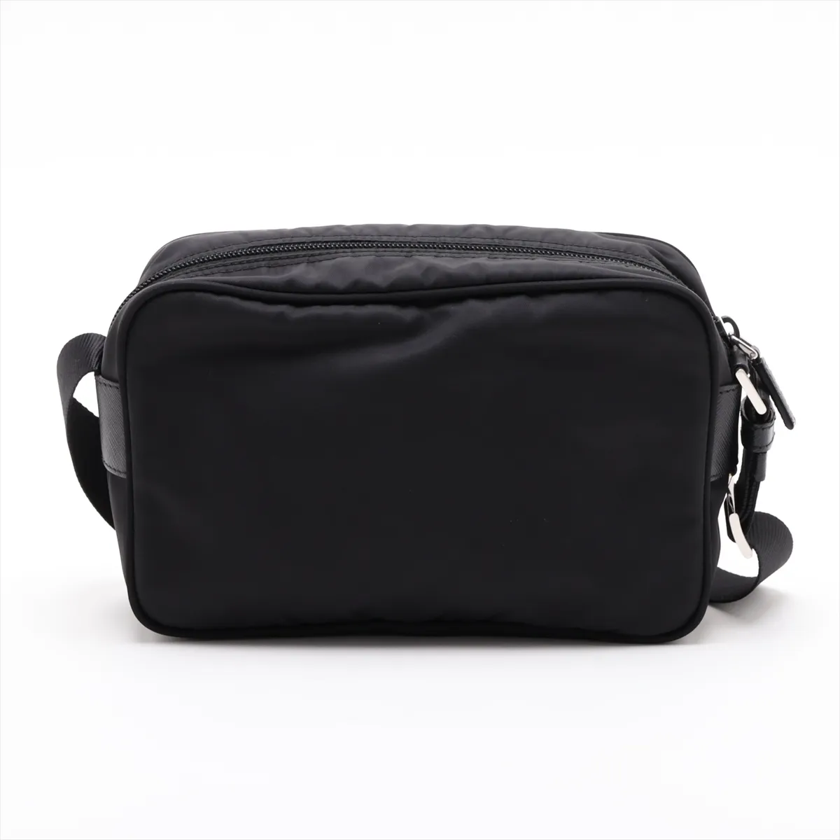 Tessuto Nylon Shoulder Bag, Black — view 2