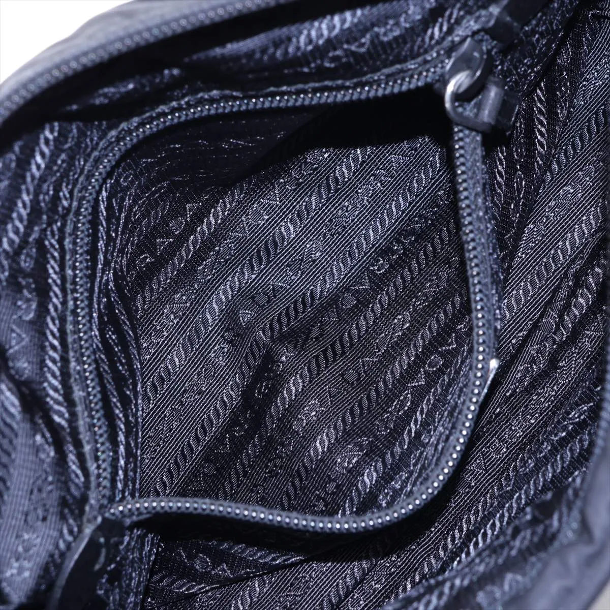 Tessuto Nylon Shoulder Bag, Black — view 7