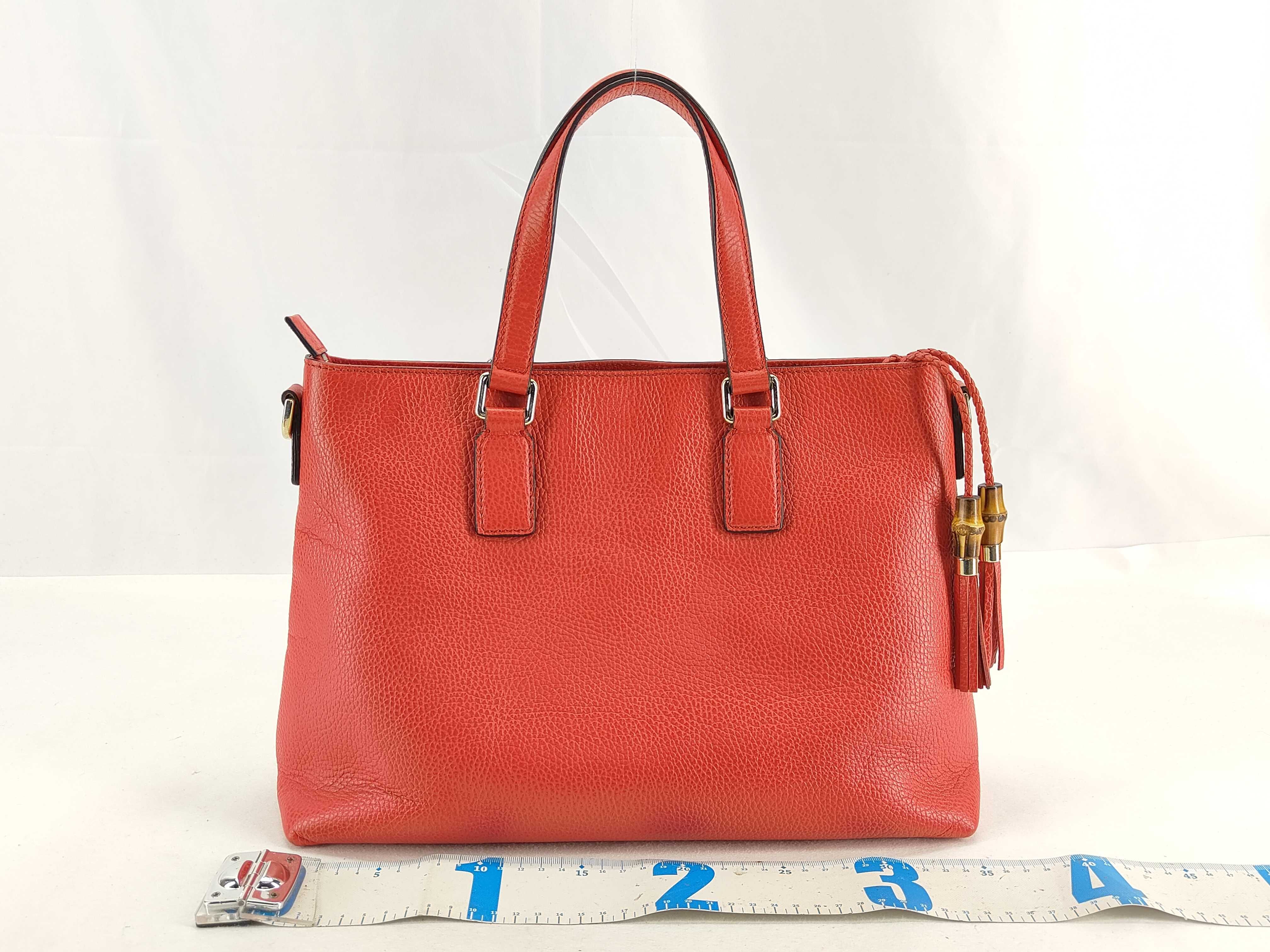 Bamboo 2-way Bamboo Leather Tote Bag 365346 — view 2