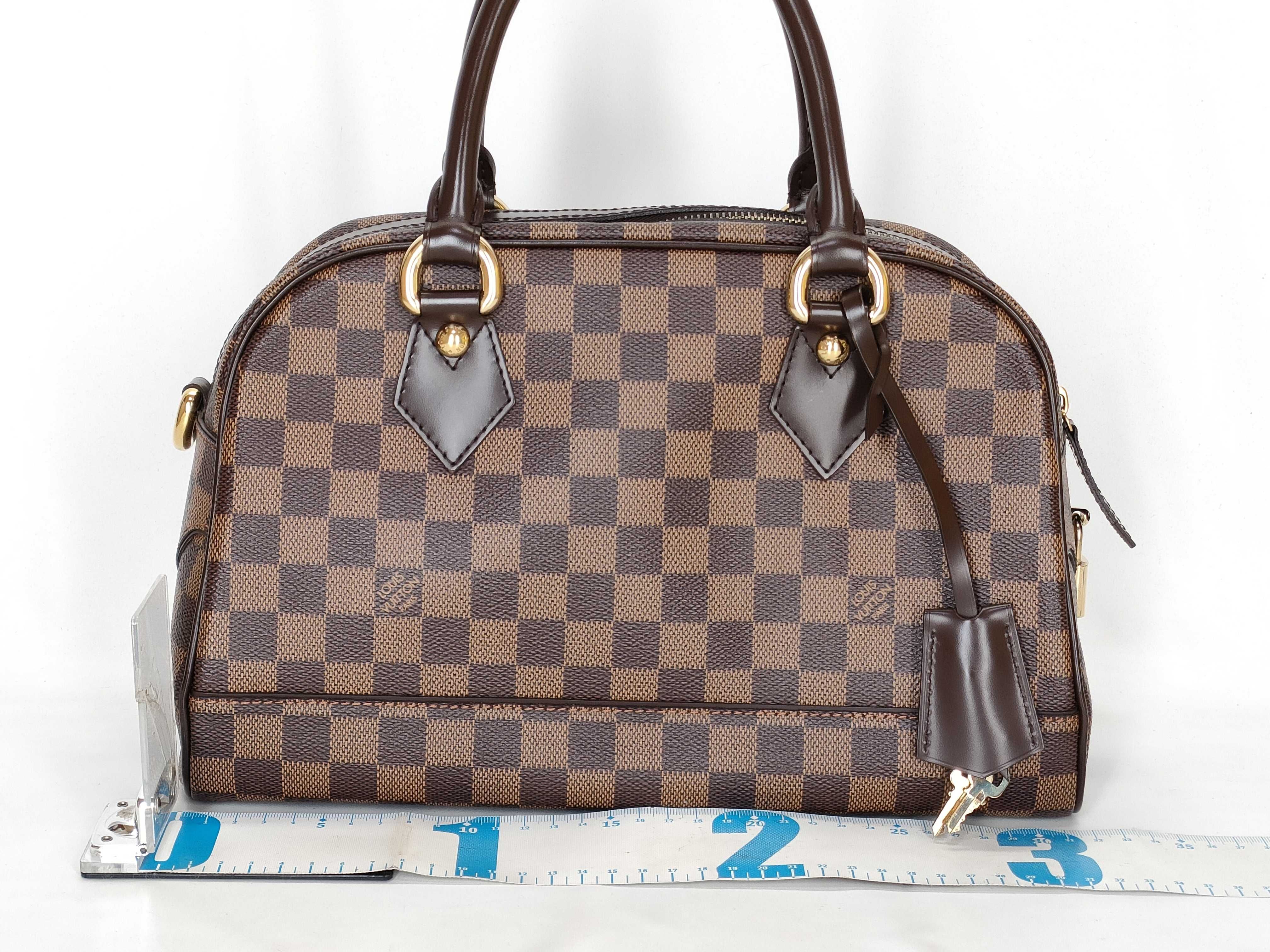 Damier Duomo N60008 (Serial number unclear) Brown Handbag — view 2