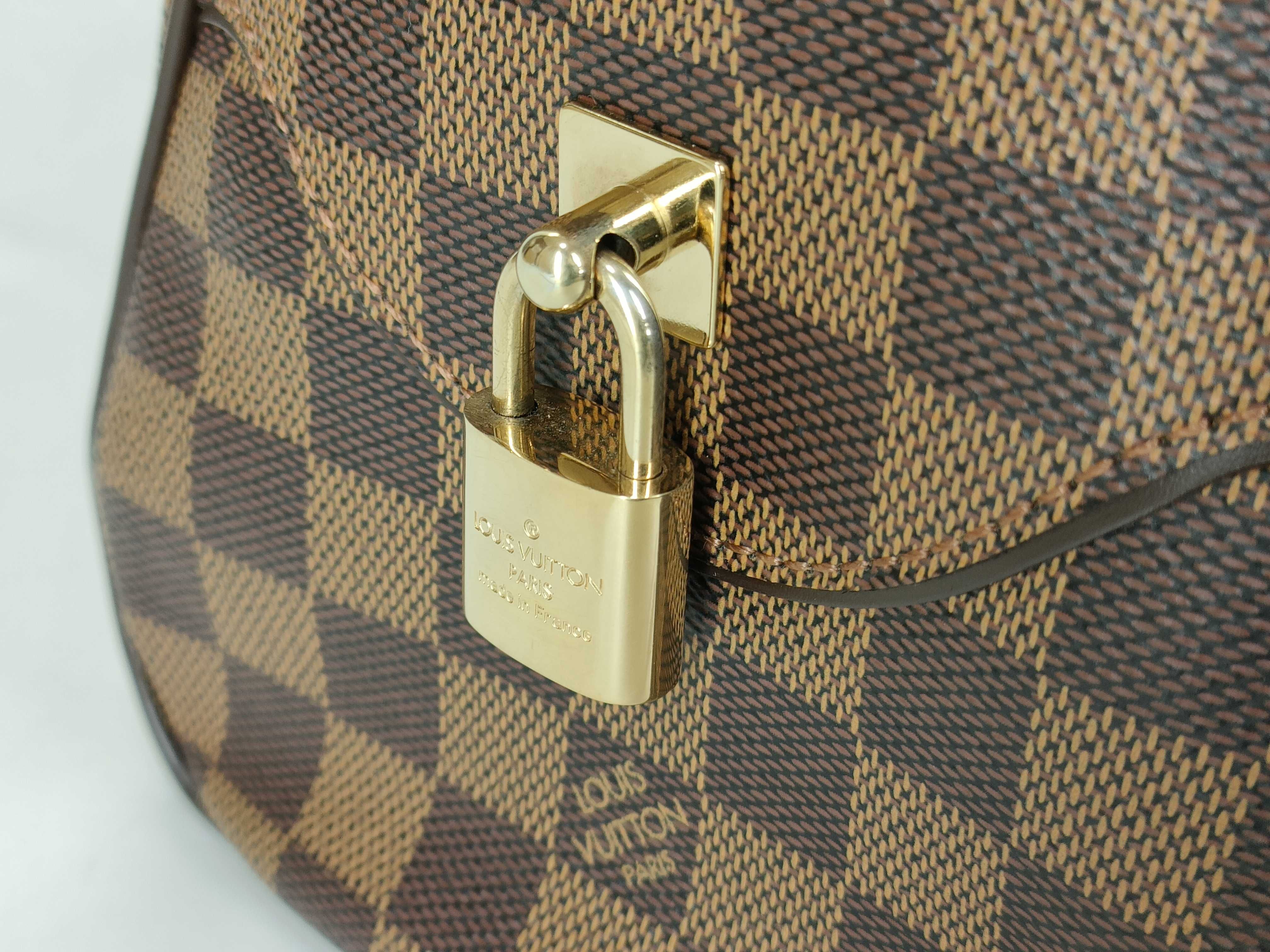 Damier Duomo N60008 (Serial number unclear) Brown Handbag — view 14