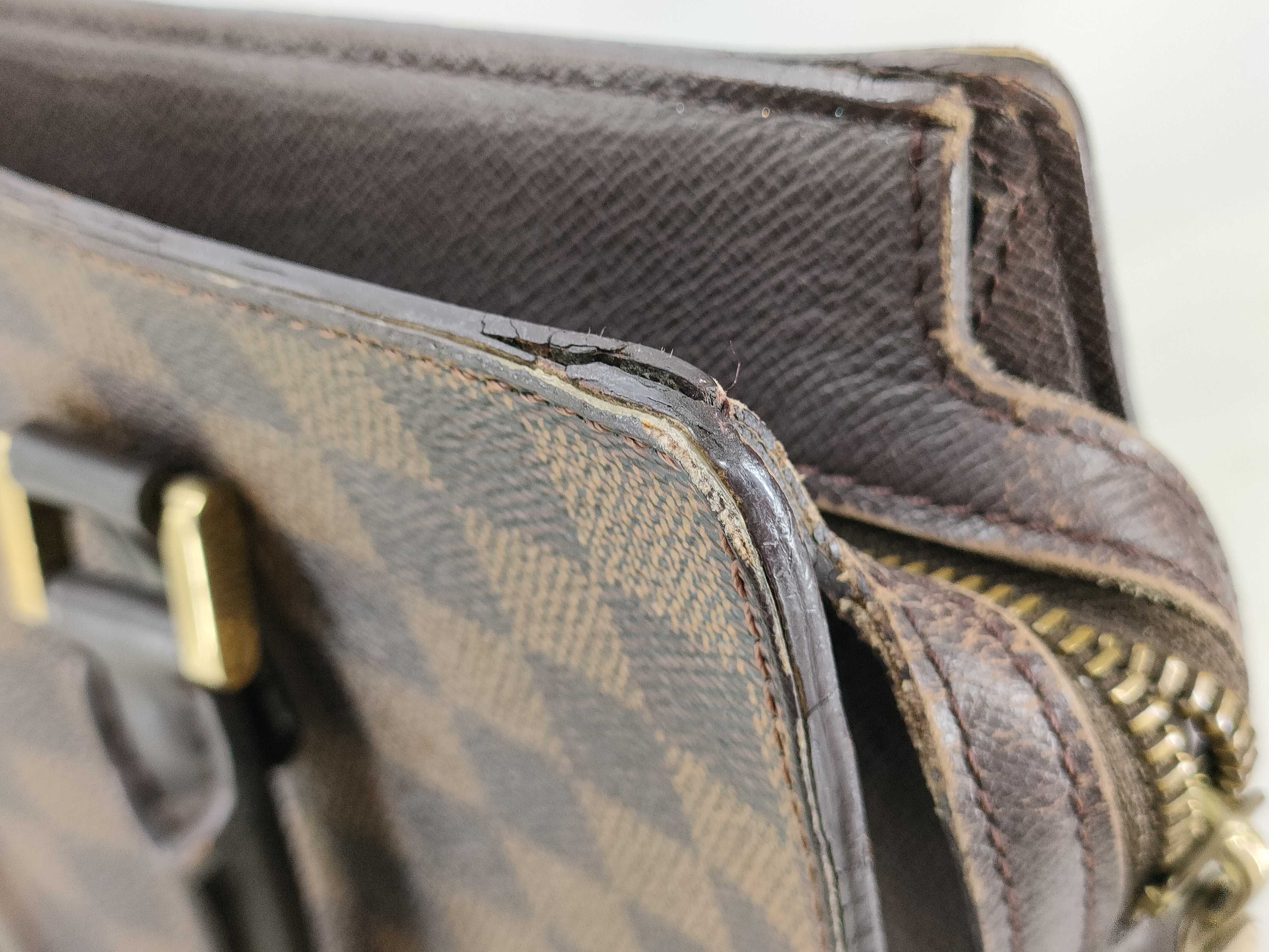 Damier Venice PM N51145 MI1907 Brown Handbag — view 14