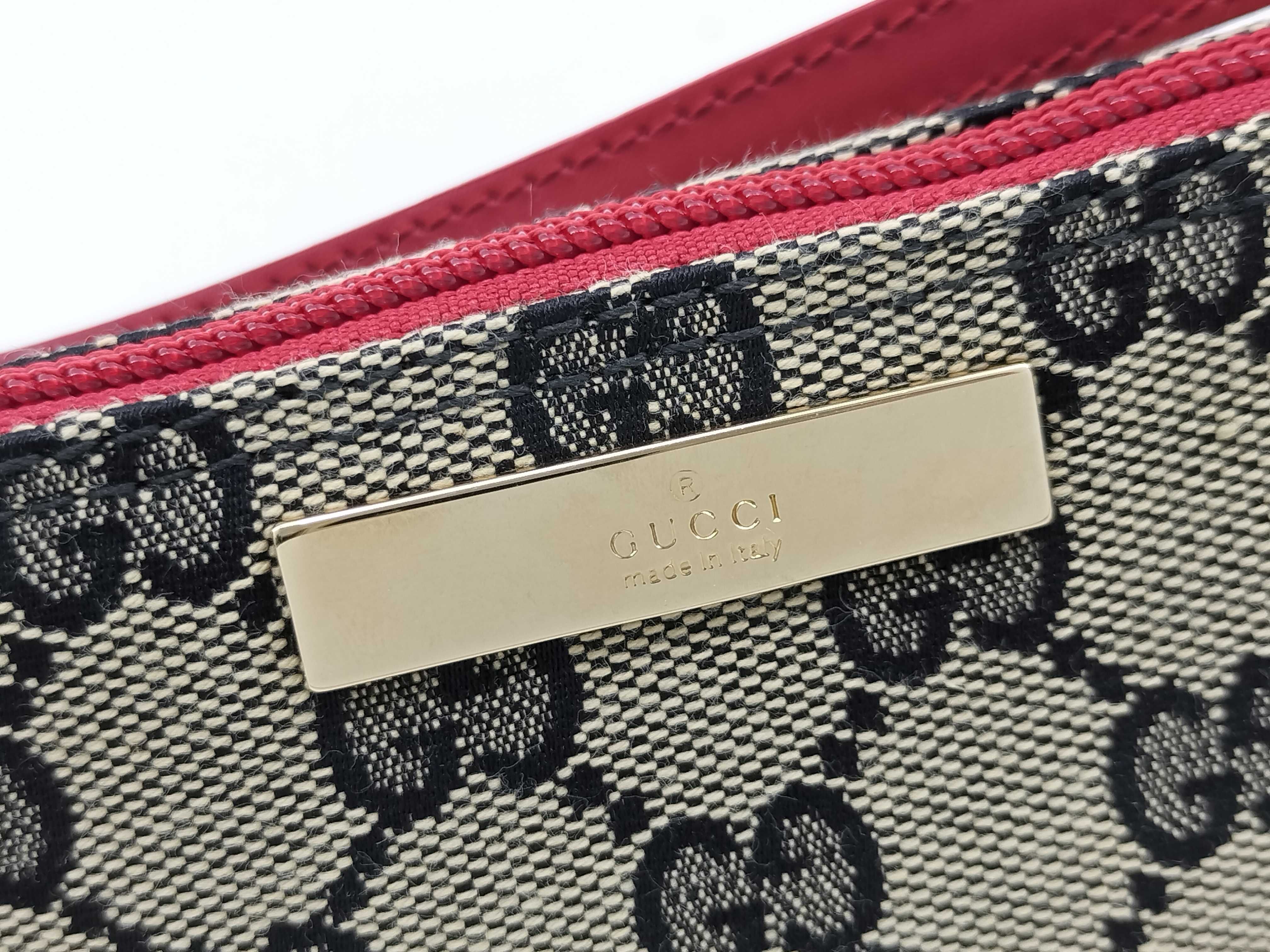 GG Canvas Accessory Pouch Handbag with GG Logo Plate 039 1103 006132 Handbag — view 11